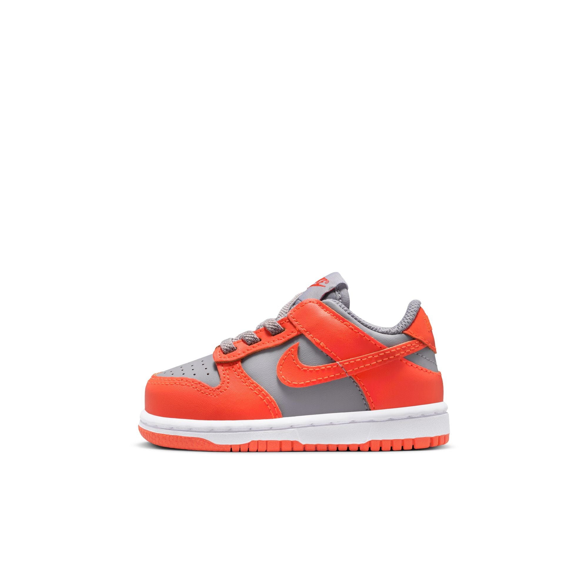 KIDS NIKE DUNK LOW TDE (CEMENT GREY/TEAM ORANGE)