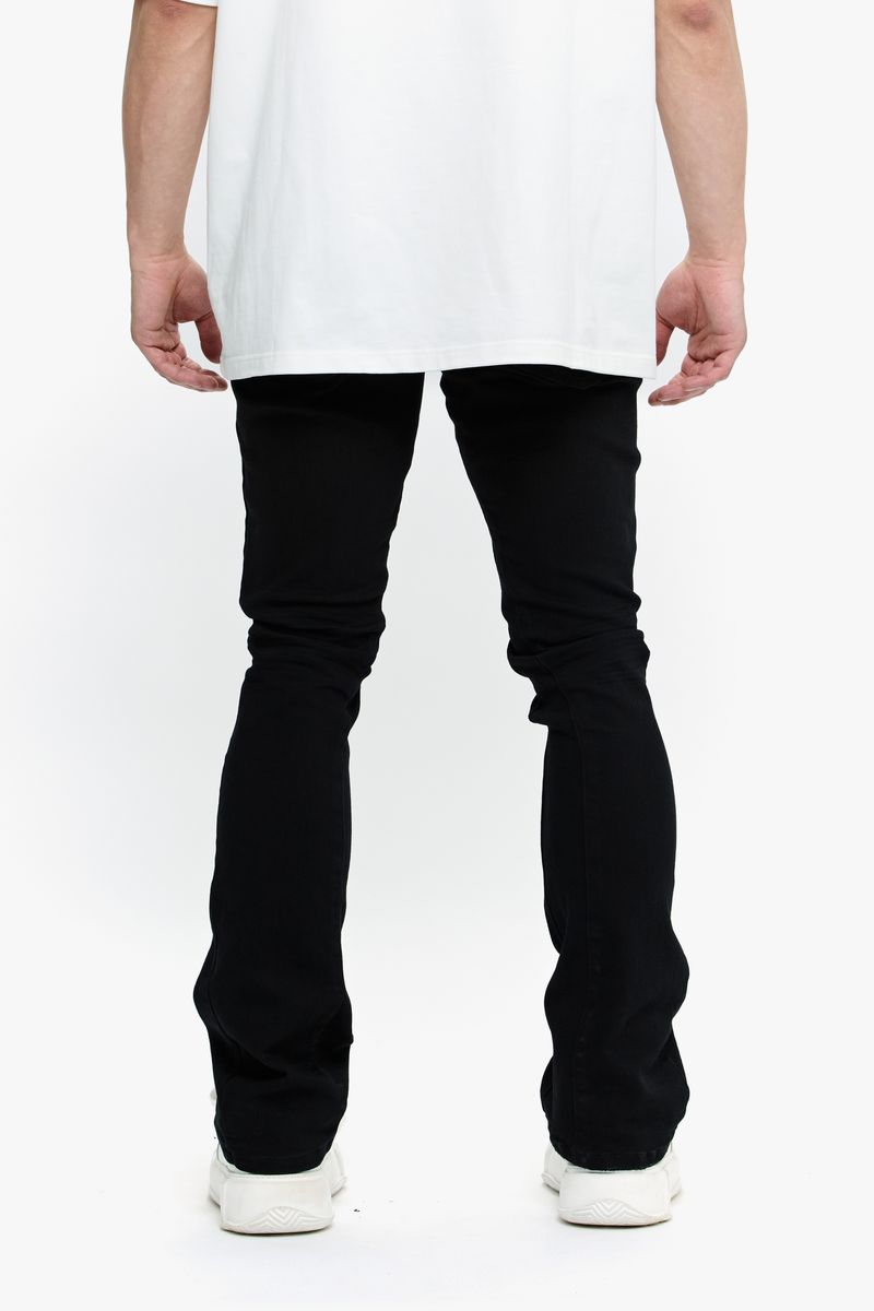 MENS VALABASAS "MR.STACKED" JEAN (BLACK)