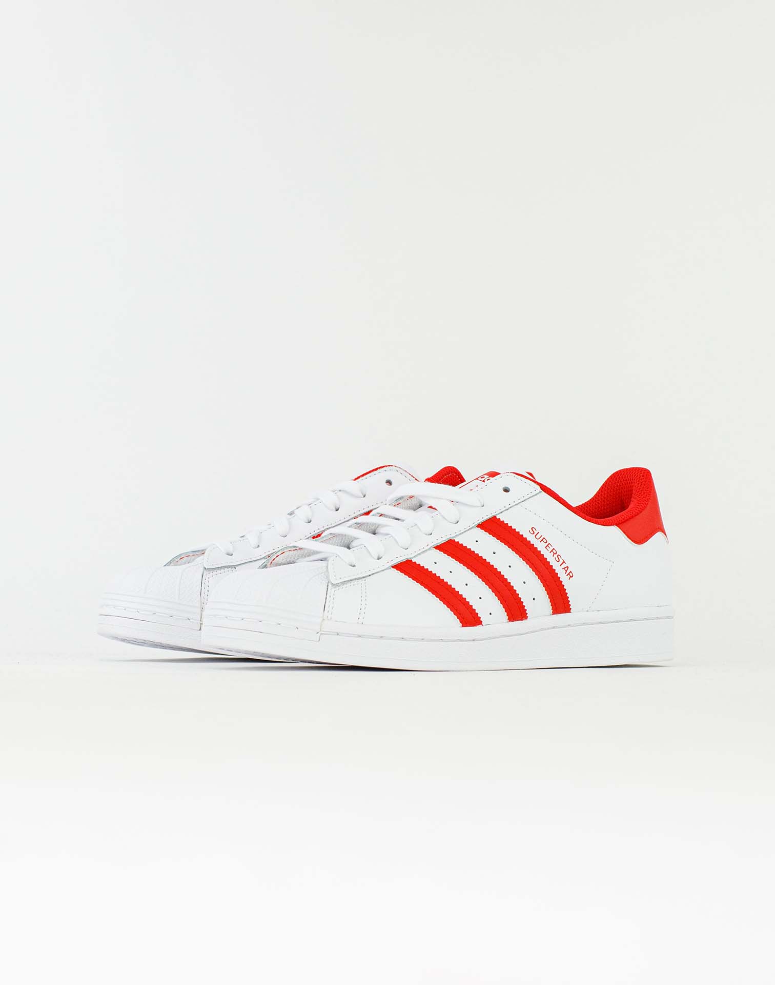 Men's Adidas Superstar (White/Red)