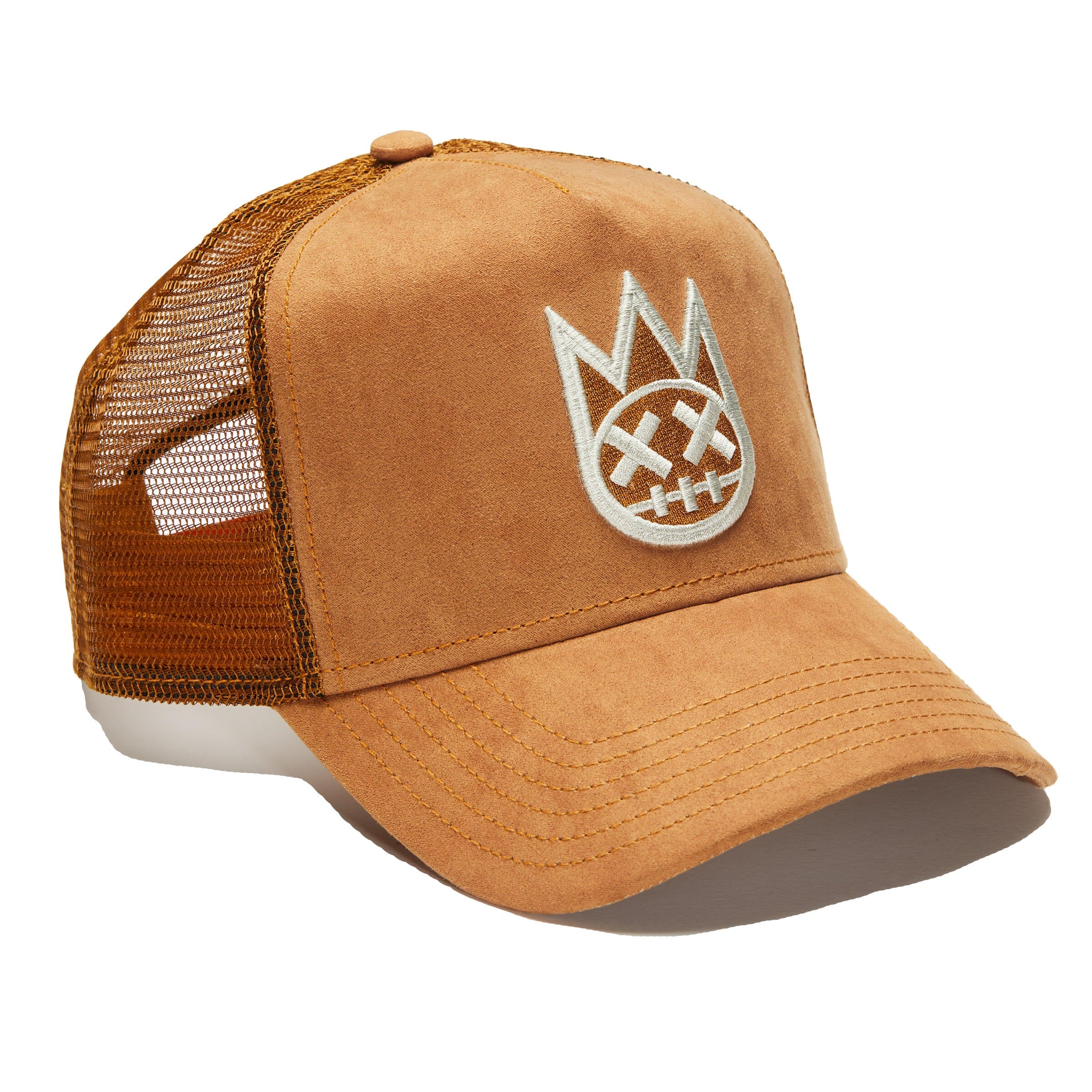 SHIMUCHAN LOGO MESH BACK TRUCKER HAT (VINTAGE RUST)