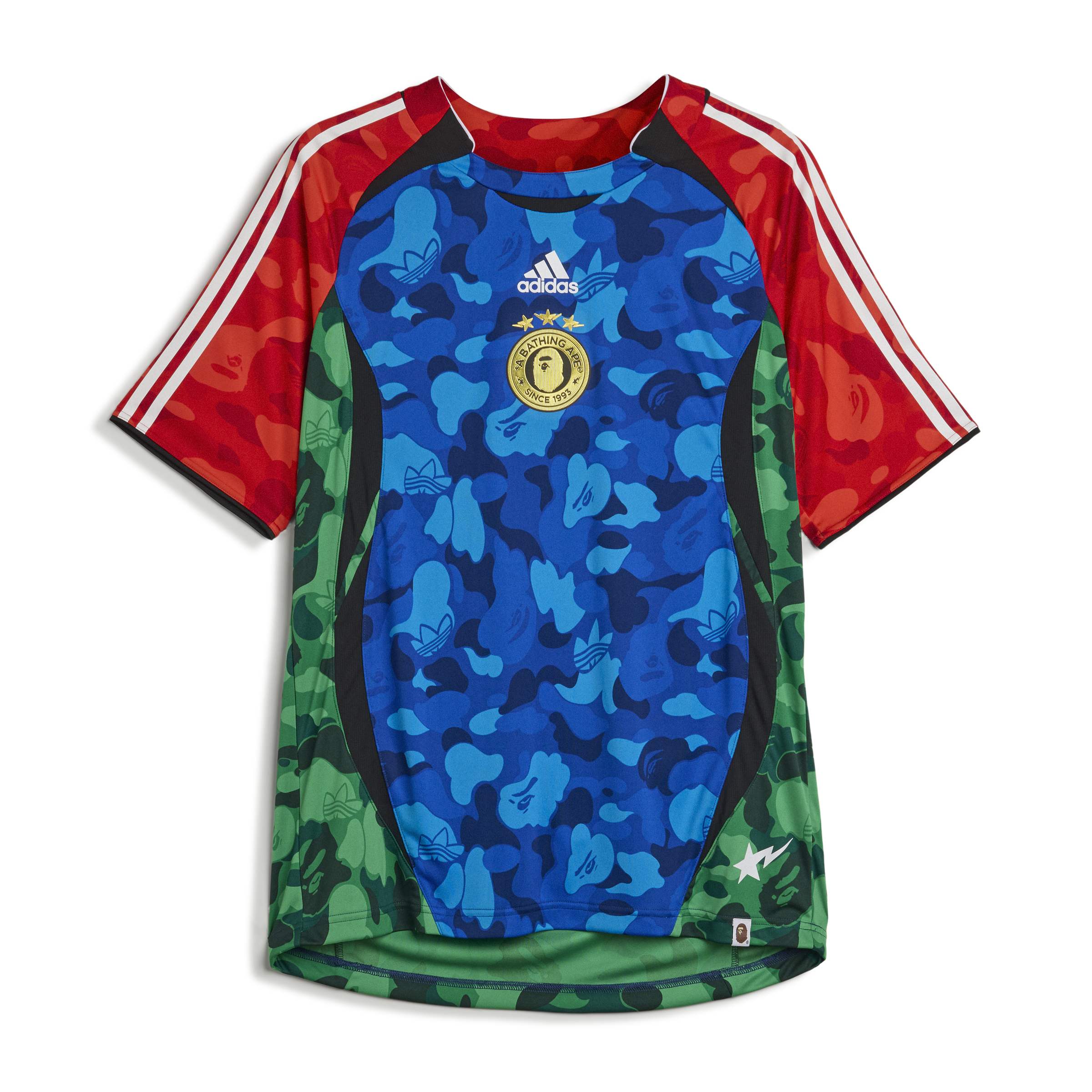 MENS ADIDAS TEAMGEIST TEE BAPE H (MULTI)