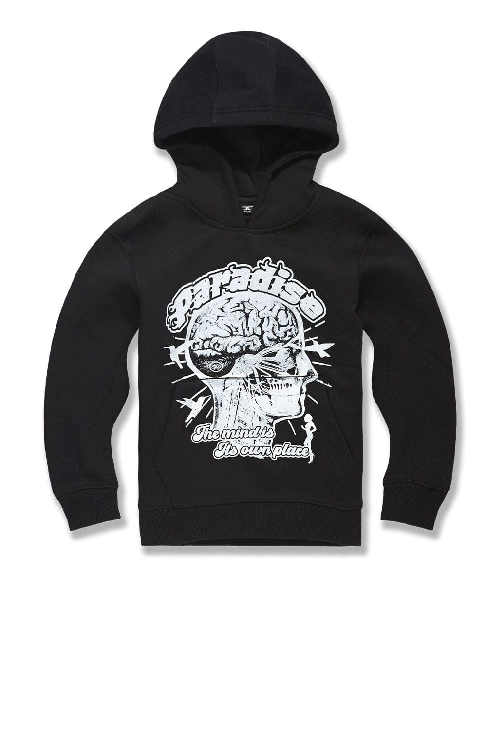 KIDS JORDAN CRAIG CRANIAL PARADISE PULLOVER HOODIE (BLACK)