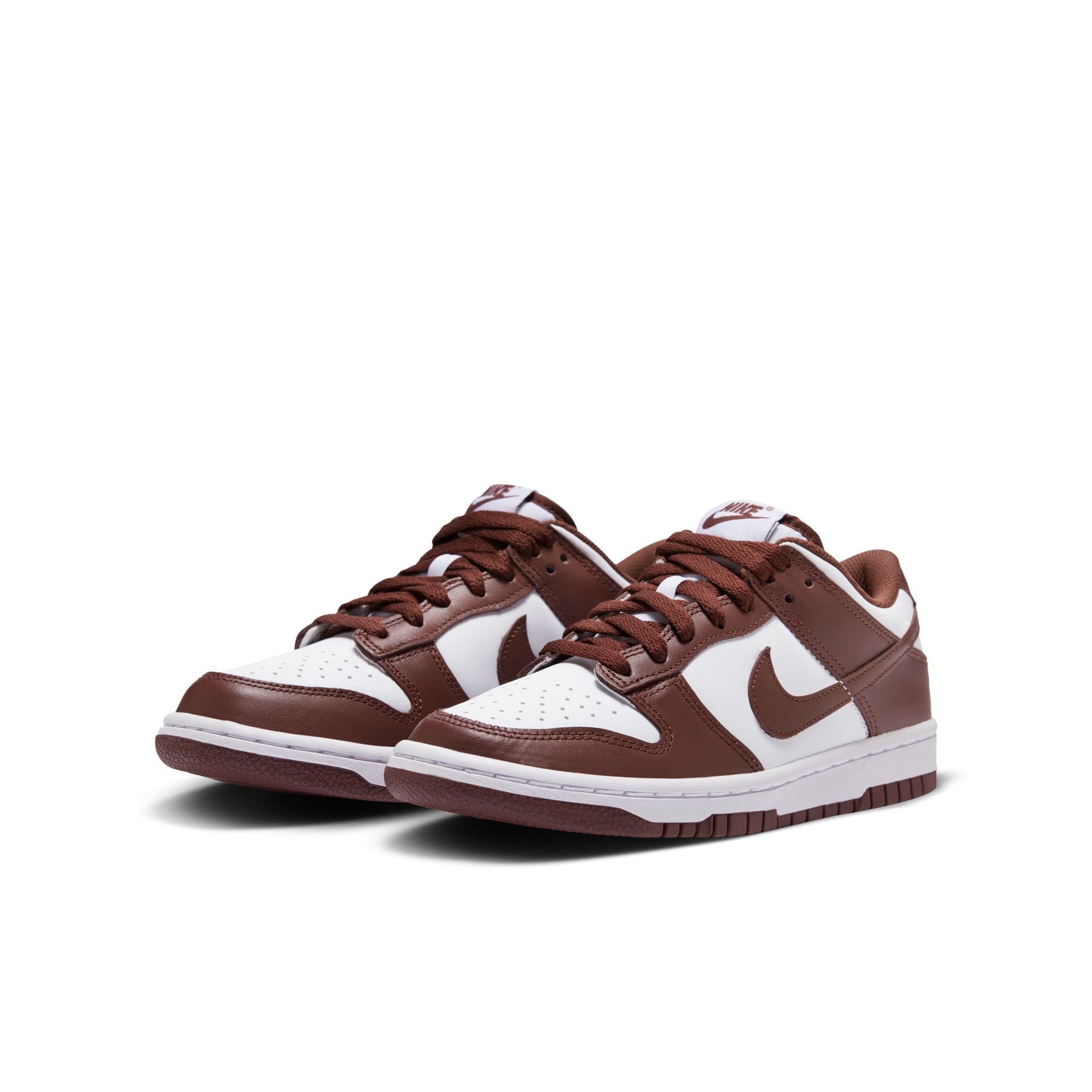 KIDS NIKE DUNK LOW GS (WHITE/REDWOOD/GYM RED)