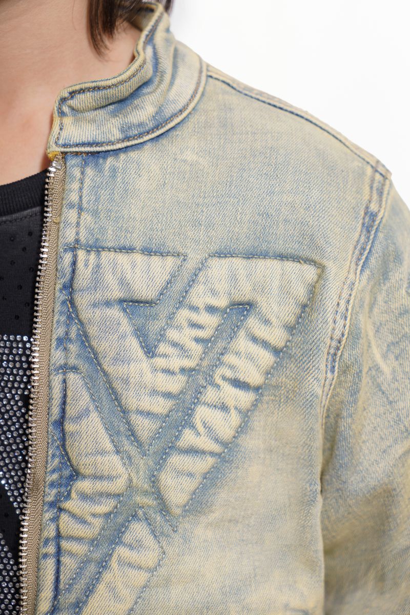 KIDS VALABASAS HARLEY DENIM JACKET (LIGHT VINTAGE BLUE)