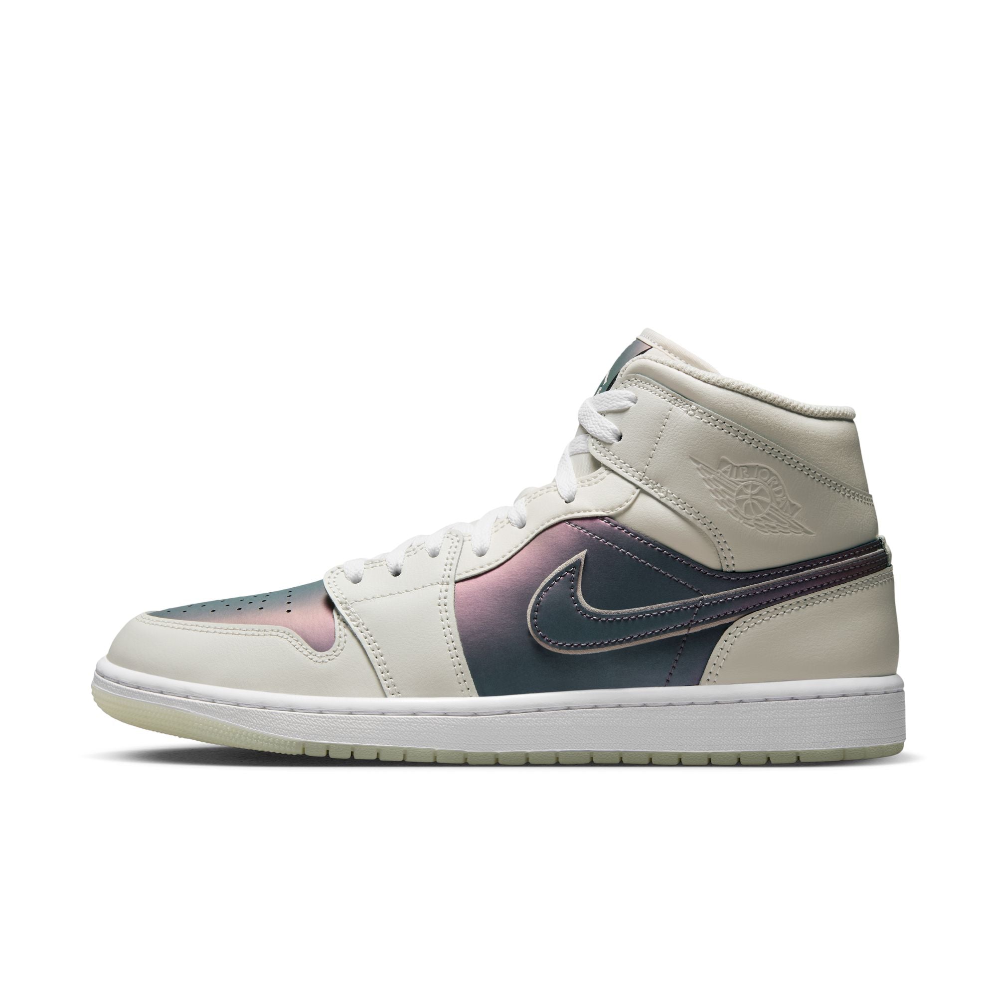 MENS AIR JORDAN 1 MID SE (PHANTOM/WHITE)