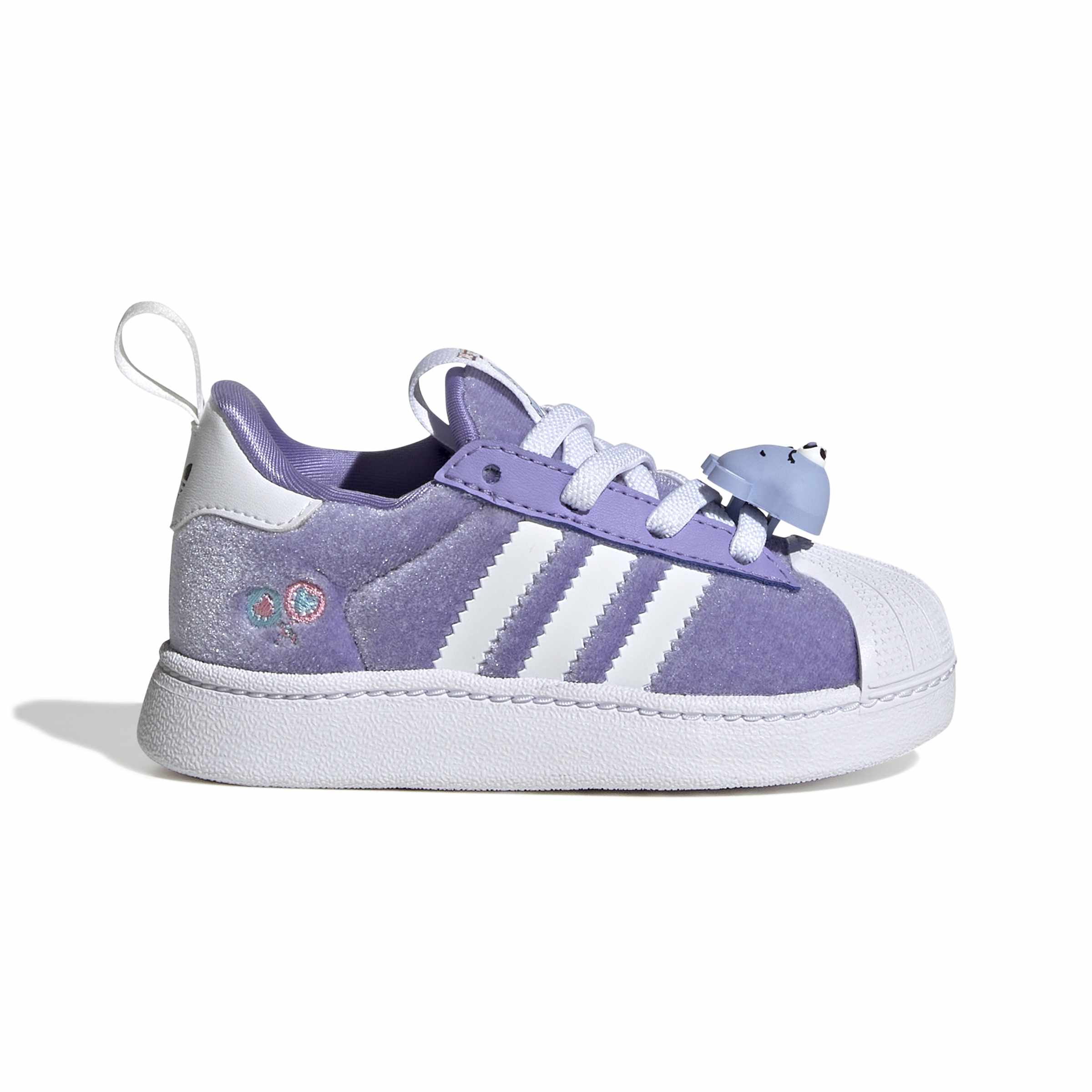 KIDS ADIDAS CARE BEARS QUICKON SUPERSTAR INFANT (LIGHT PURPLE / CLOUD WHITE / CORE BLACK)