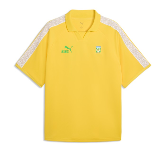 MENS PUMA KING FANPACK JERSEY BRAZIL (PELÉ YELLOW-PUMA GREEN-PUMA BLACK)