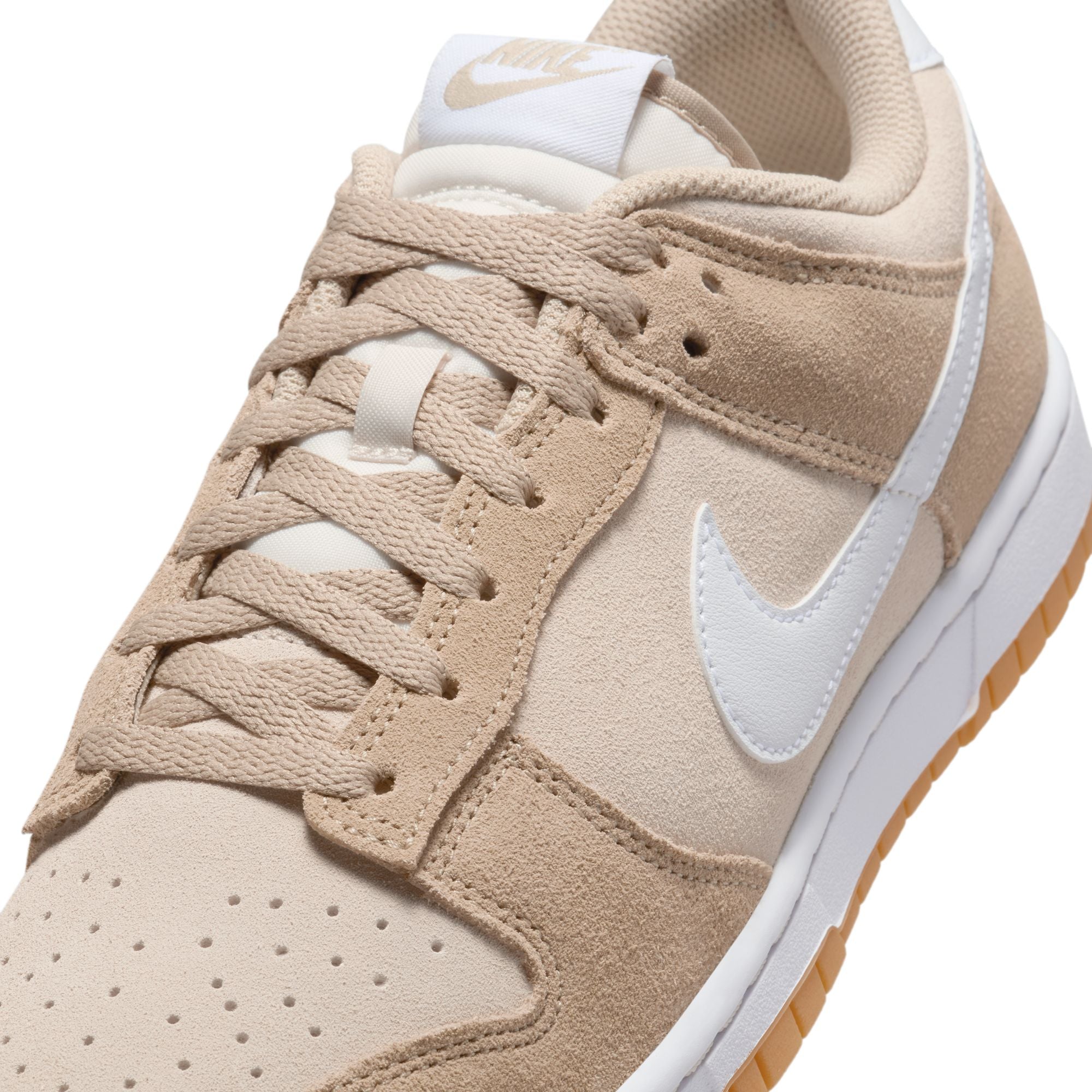 MENS NIKE DUNK LOW RETRO SE (PALE IVORY/WHITE/LT OREWOOD BRN)