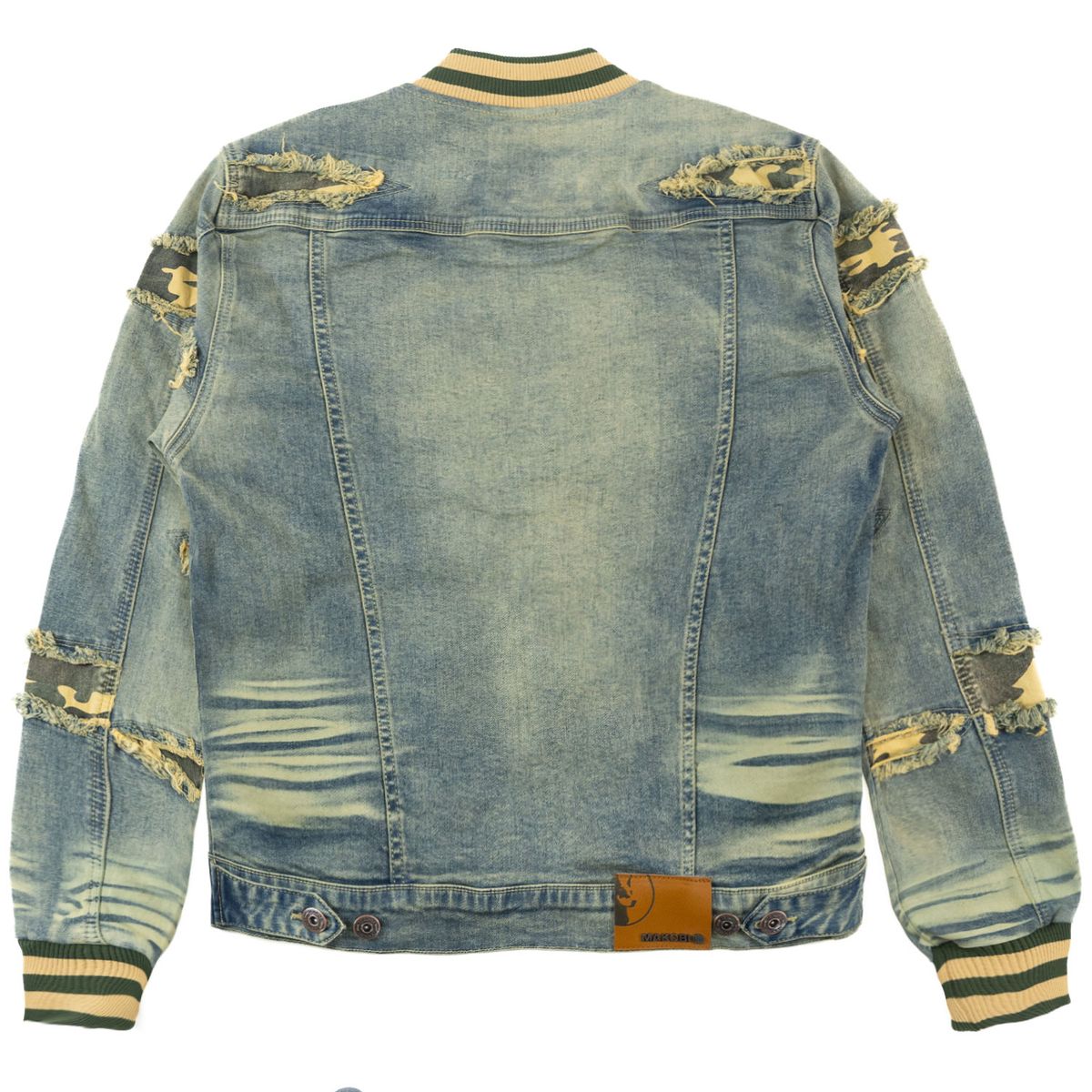 MENS MAKOBI SASSARI DENIM JACKET (DIRT)