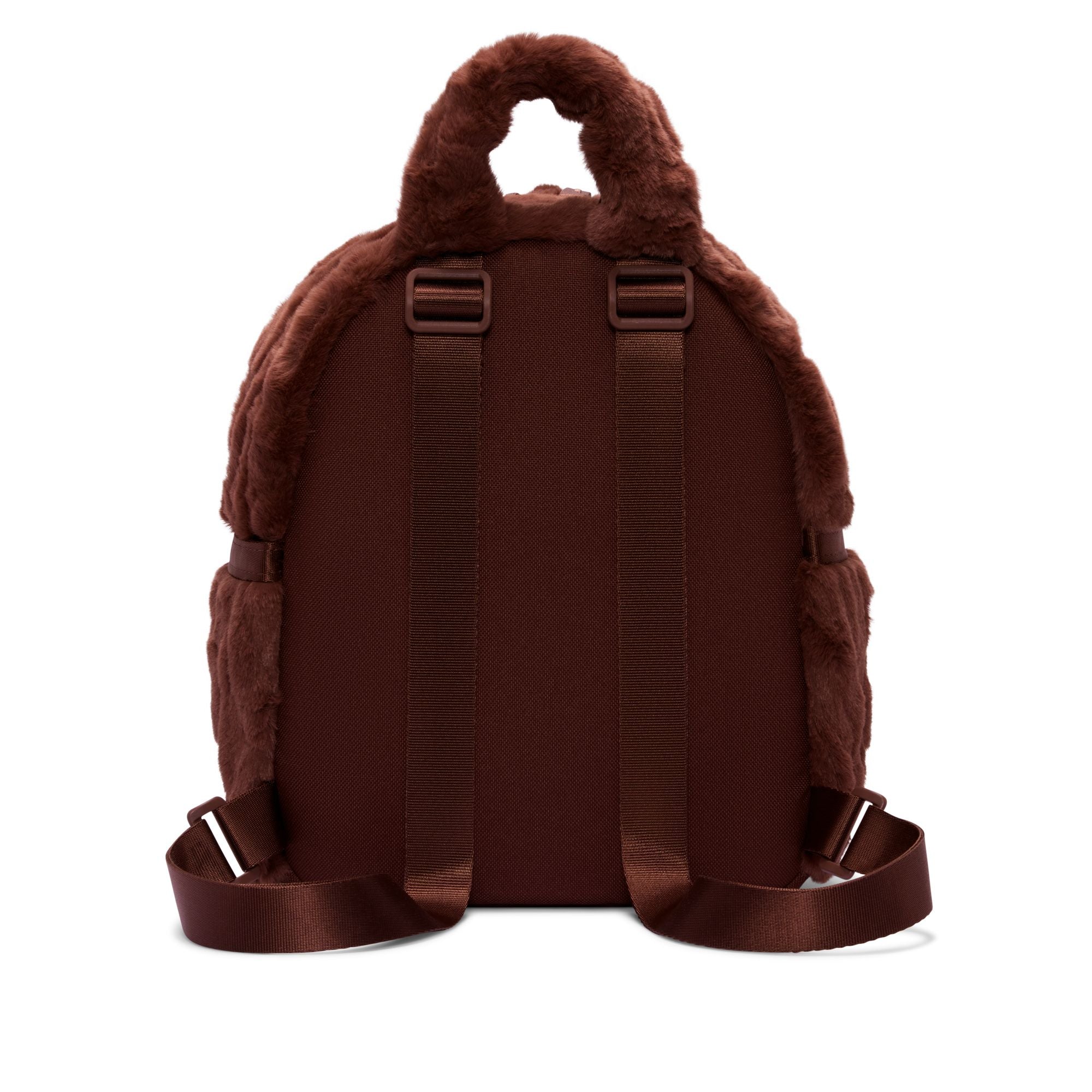 NIKE SPORTSWEAR FAUX FUR MINI BACKPACK (FAUNA BROWN)