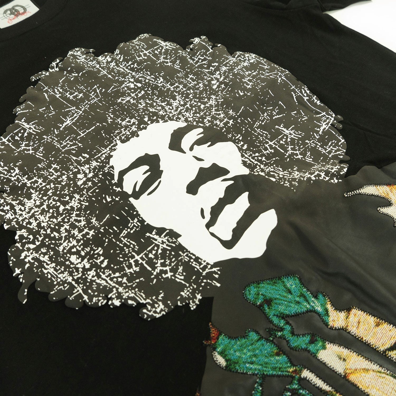 MENS FROST THE "JIMI HENDRIX" TAPESTRY T-SHIRT (BLACK)