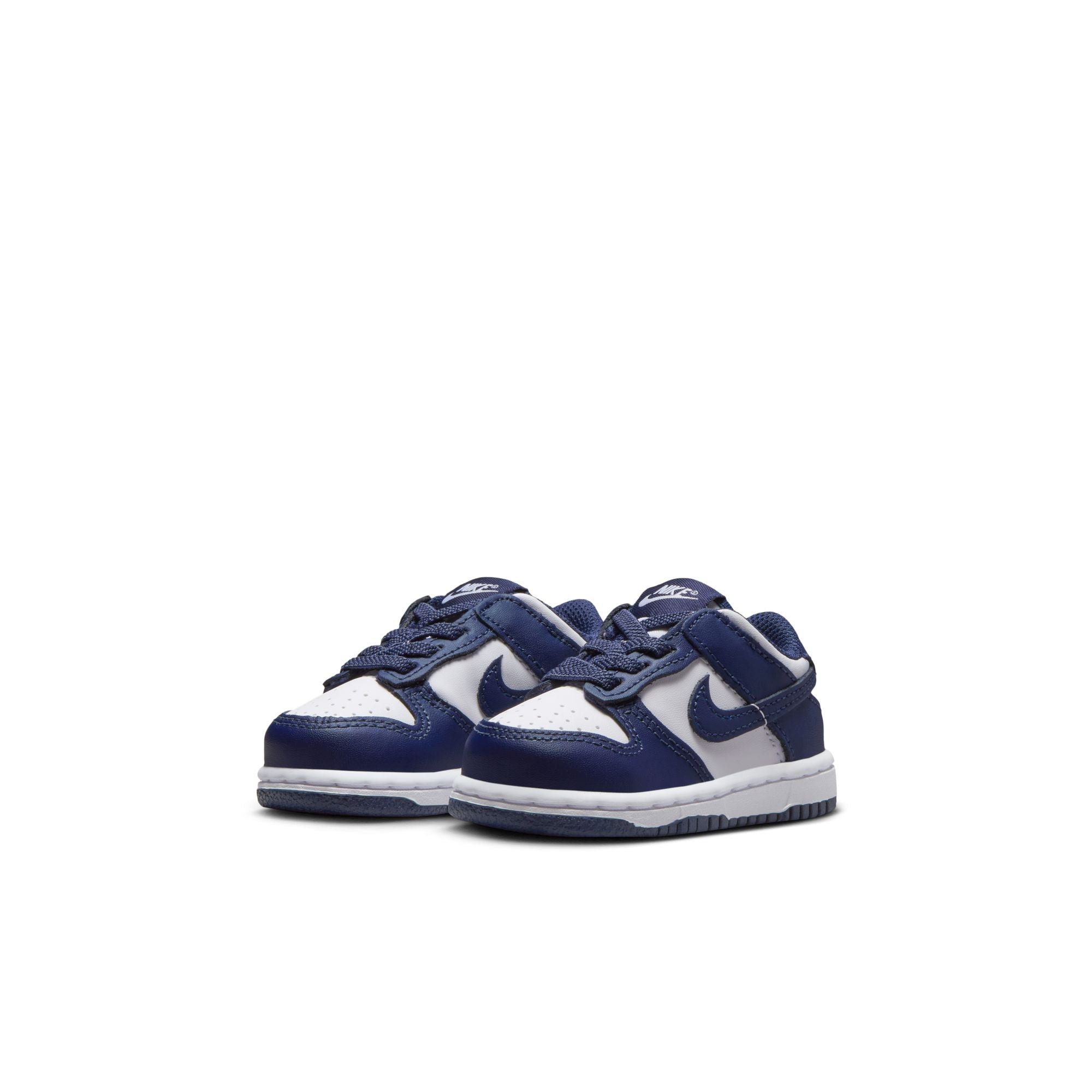 KIDS NIKE DUNK LOW TD (WHITE/MIDNIGHT NAVY)