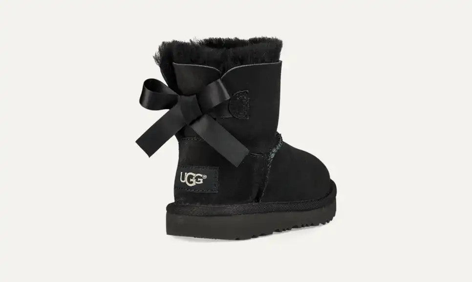 TODDLERS UGGS MINI BAILEY BOW II (BLACK)
