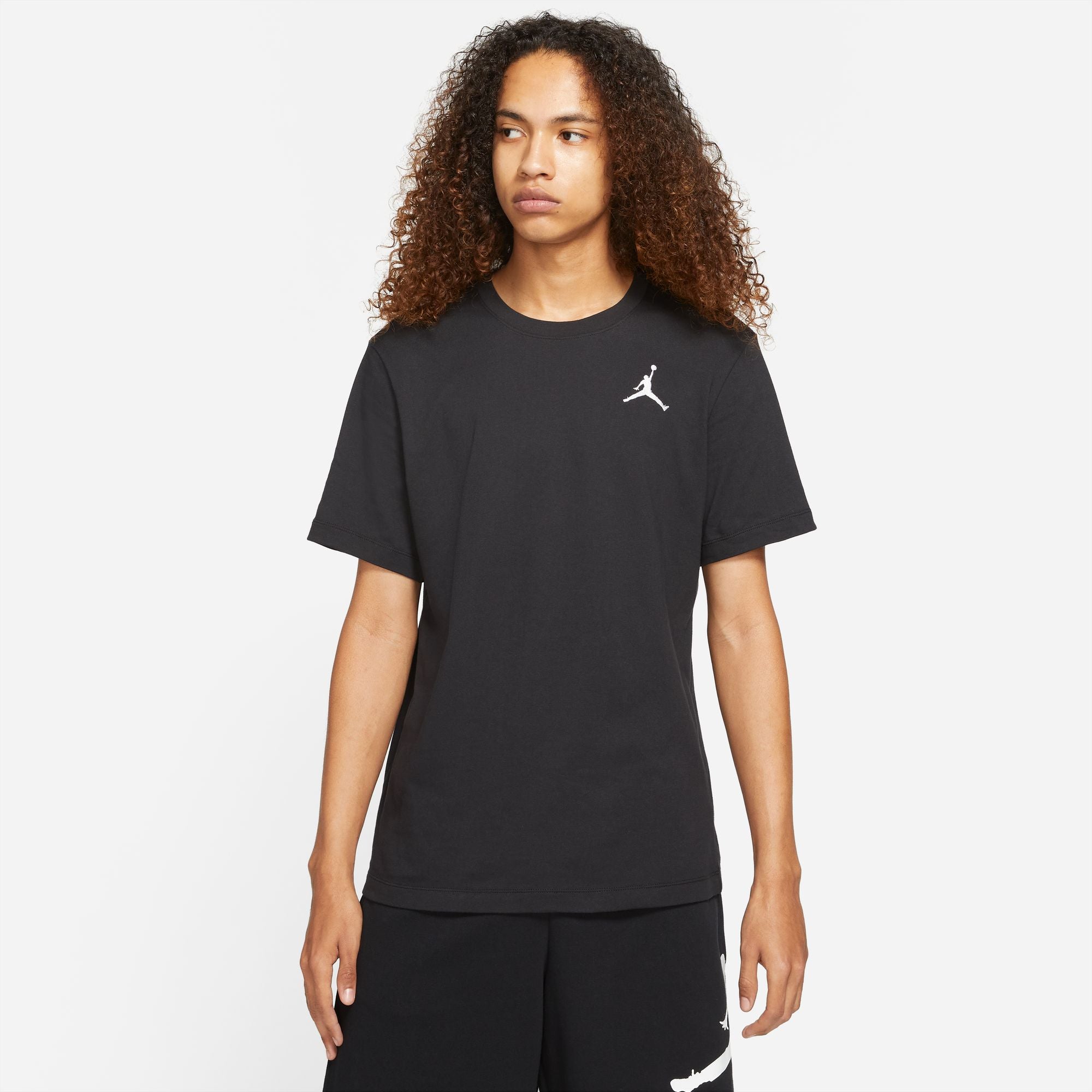 MENS JORDAN JUMPMAN T-SHIRT (BLACK/WHITE)