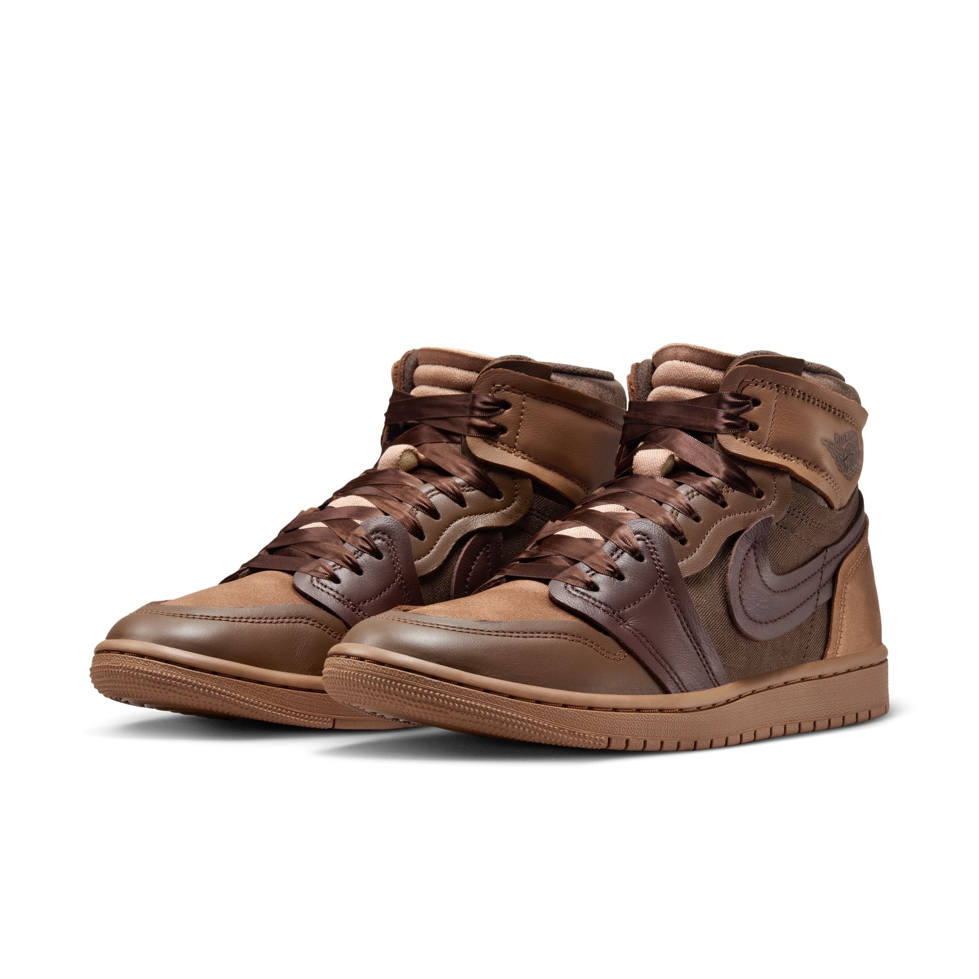 WOMENS AIR JORDAN 1 MM HIGH (ARCHAEO BROWN)