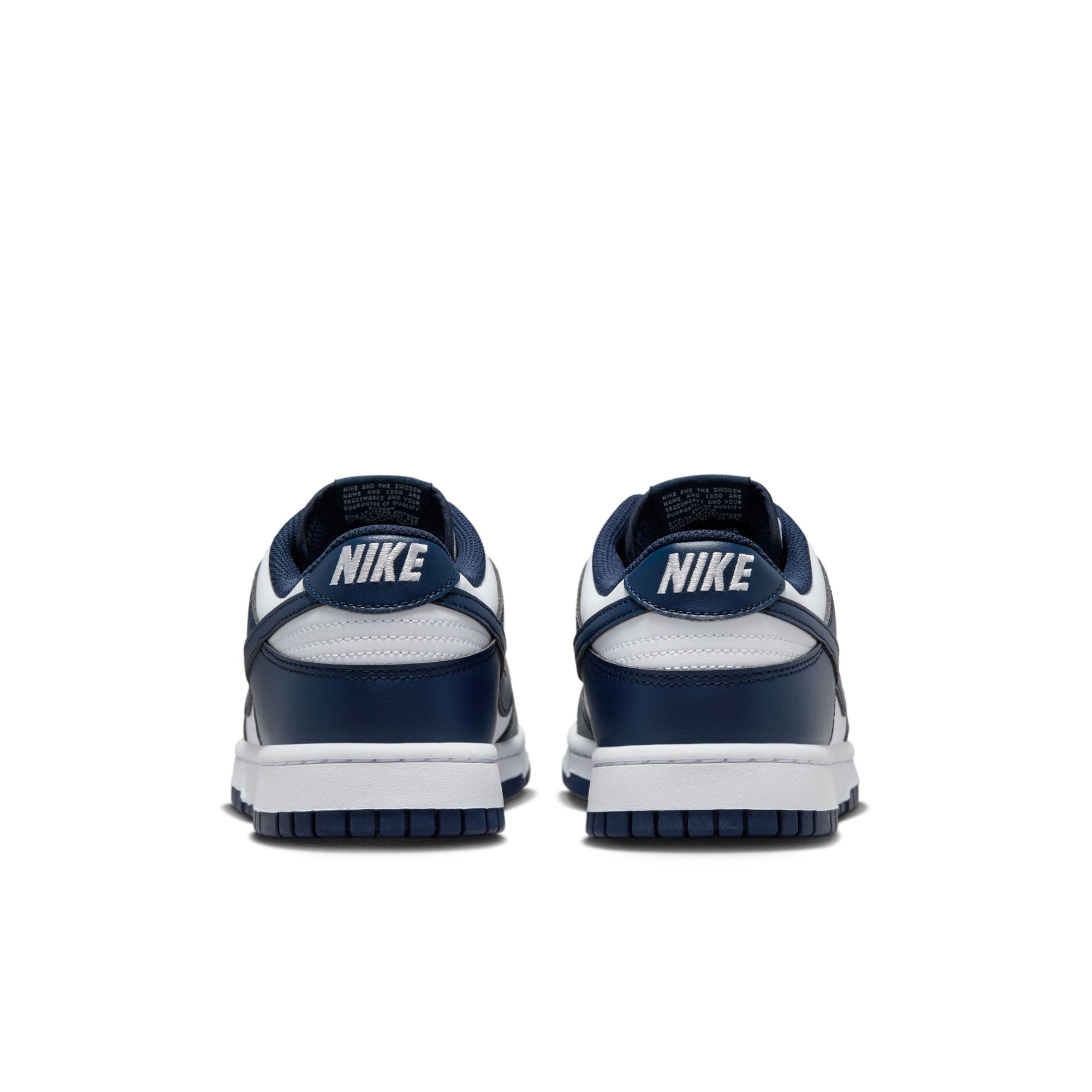 MENS NIKE DUNK LOW RETRO (WHITE/MIDNIGHT NAVY)