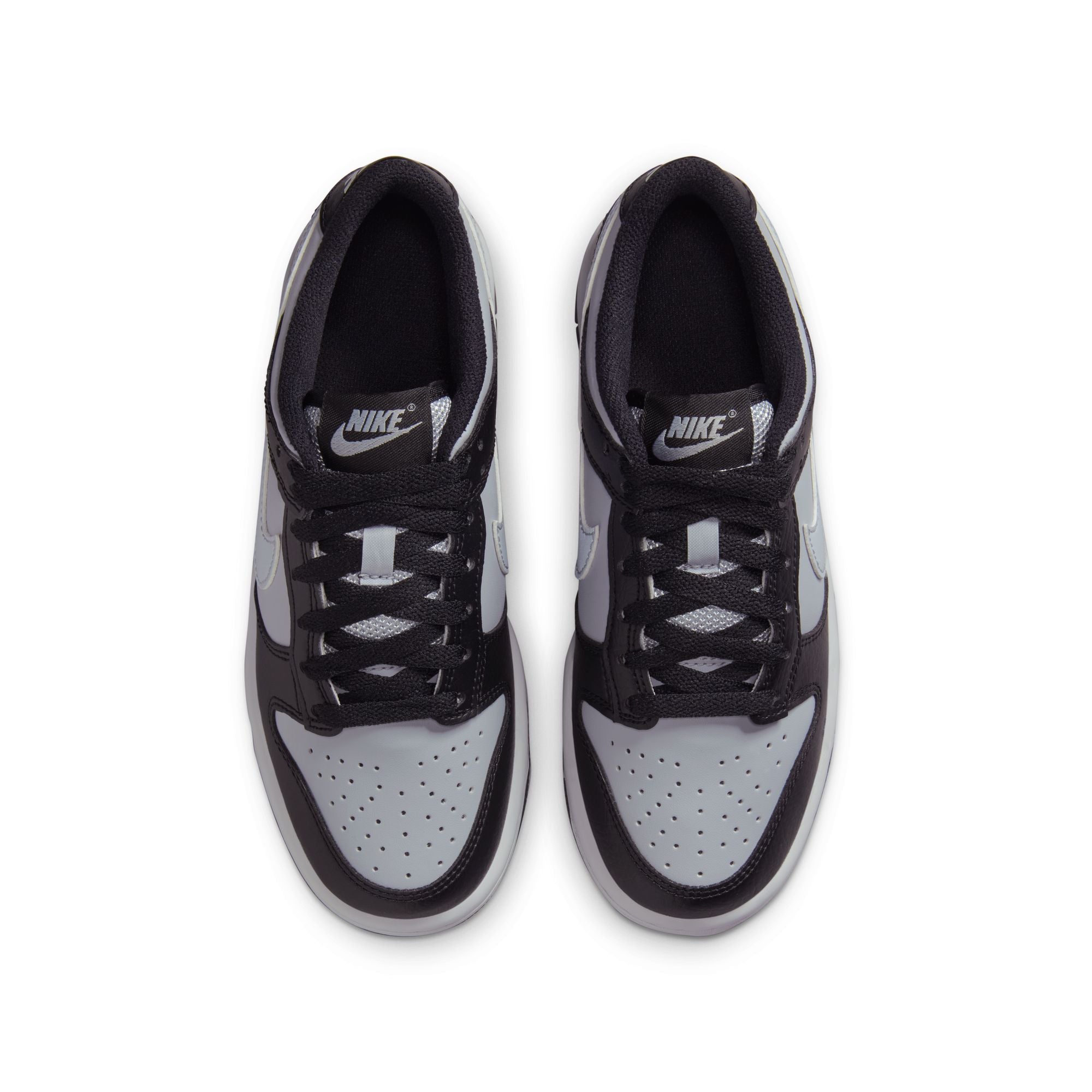 KIDS NIKE DUNK LOW GS (BLACK/WOLF GREY)