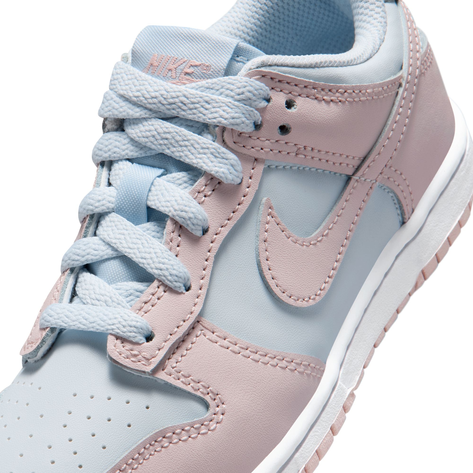 KIDS NIKE DUNK LOW PSE (AURA/SILT RED/WHITE)