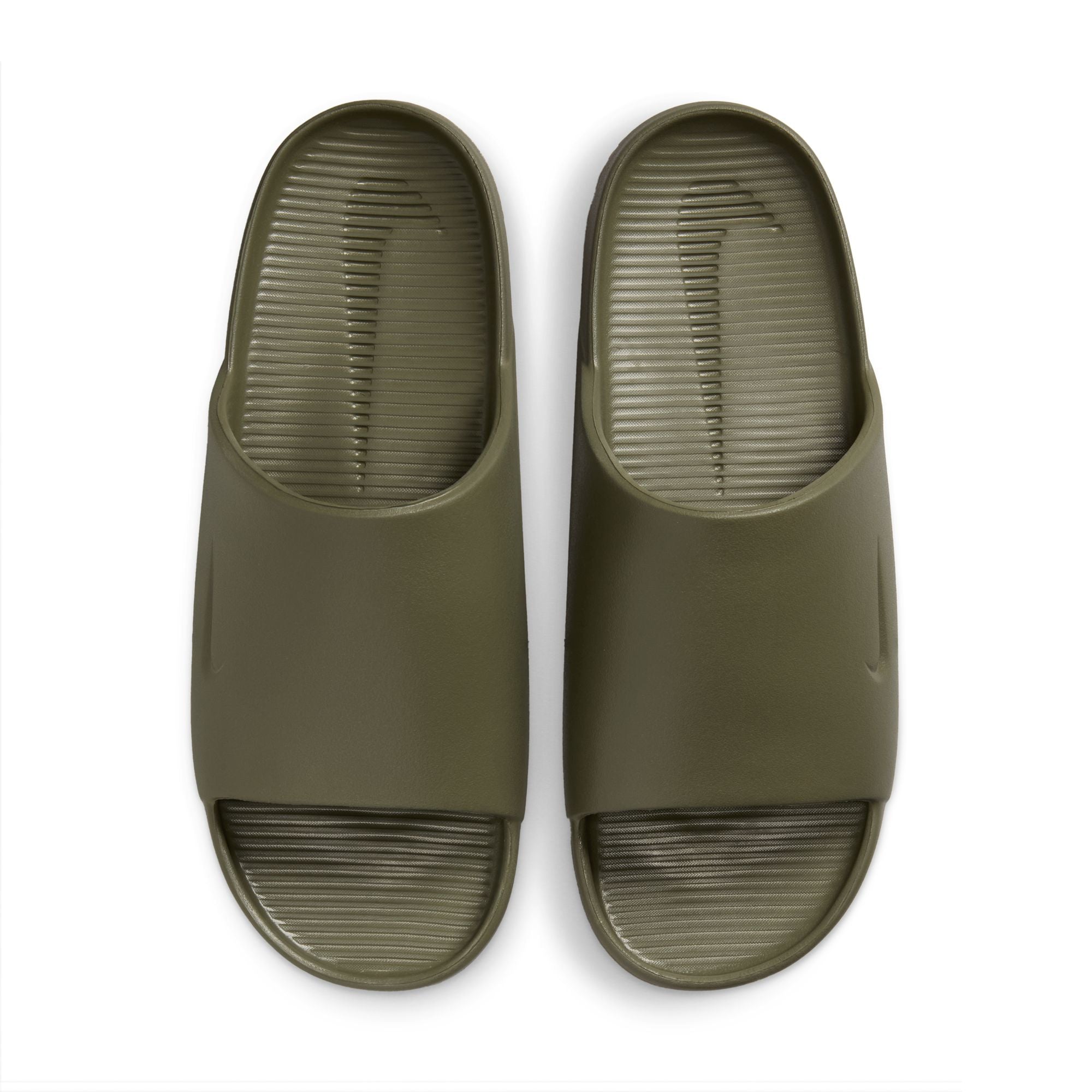 MENS NIKE CALM SLIDE (MEDIUM OLIVE/GUM/ MED BROWN)