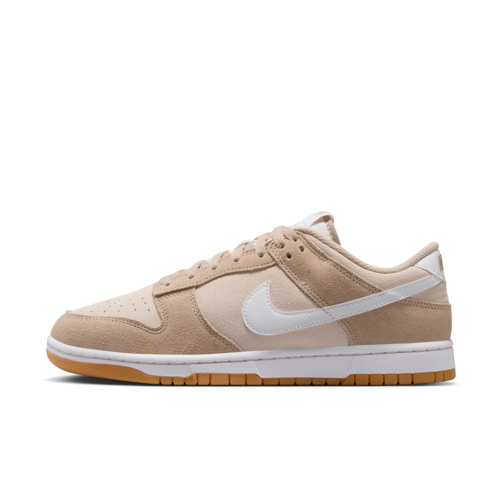 MENS NIKE DUNK LOW RETRO SE (PALE IVORY/WHITE/LT OREWOOD BRN)