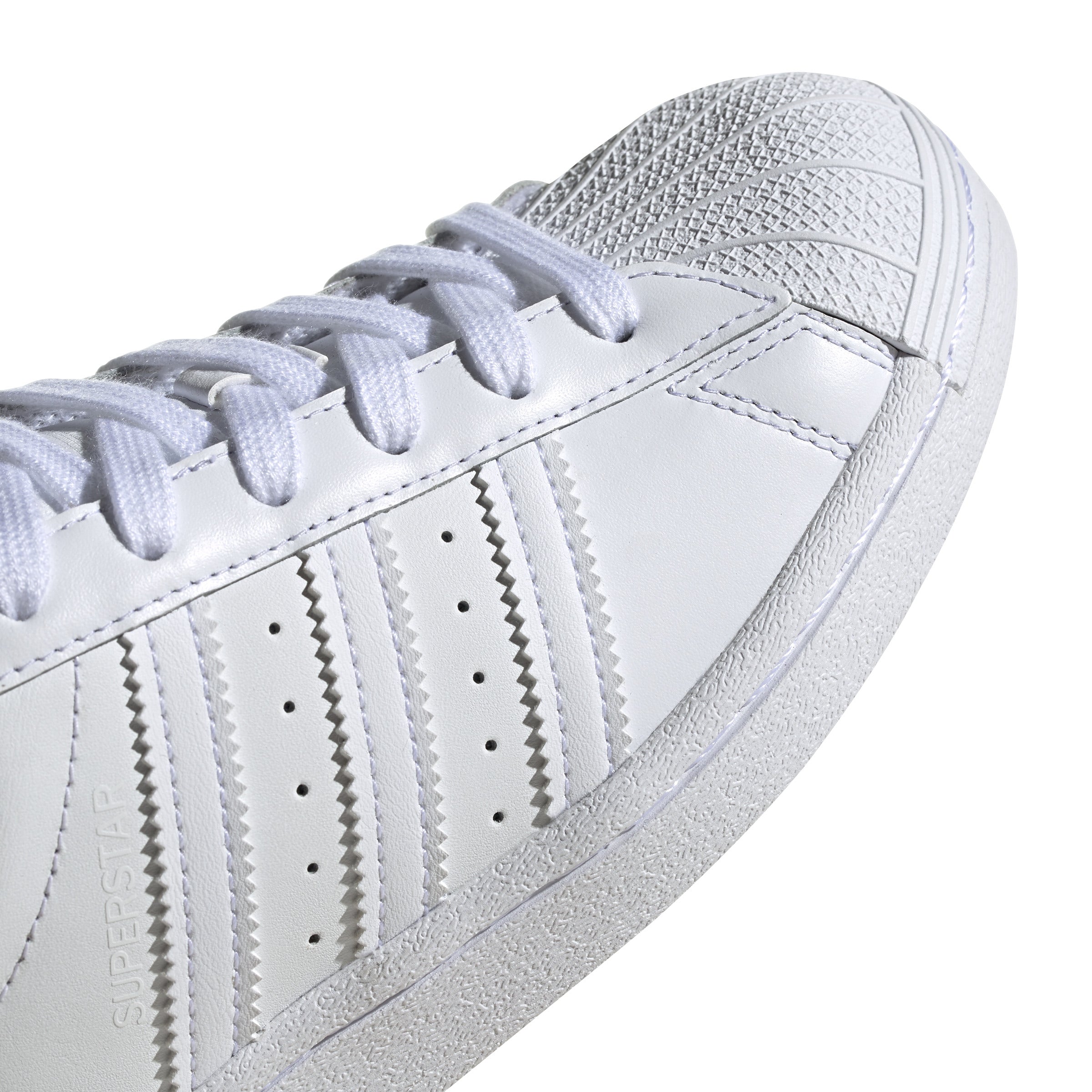 KIDS ADIDAS SUPERSTAR J (WHITE/WHITE)