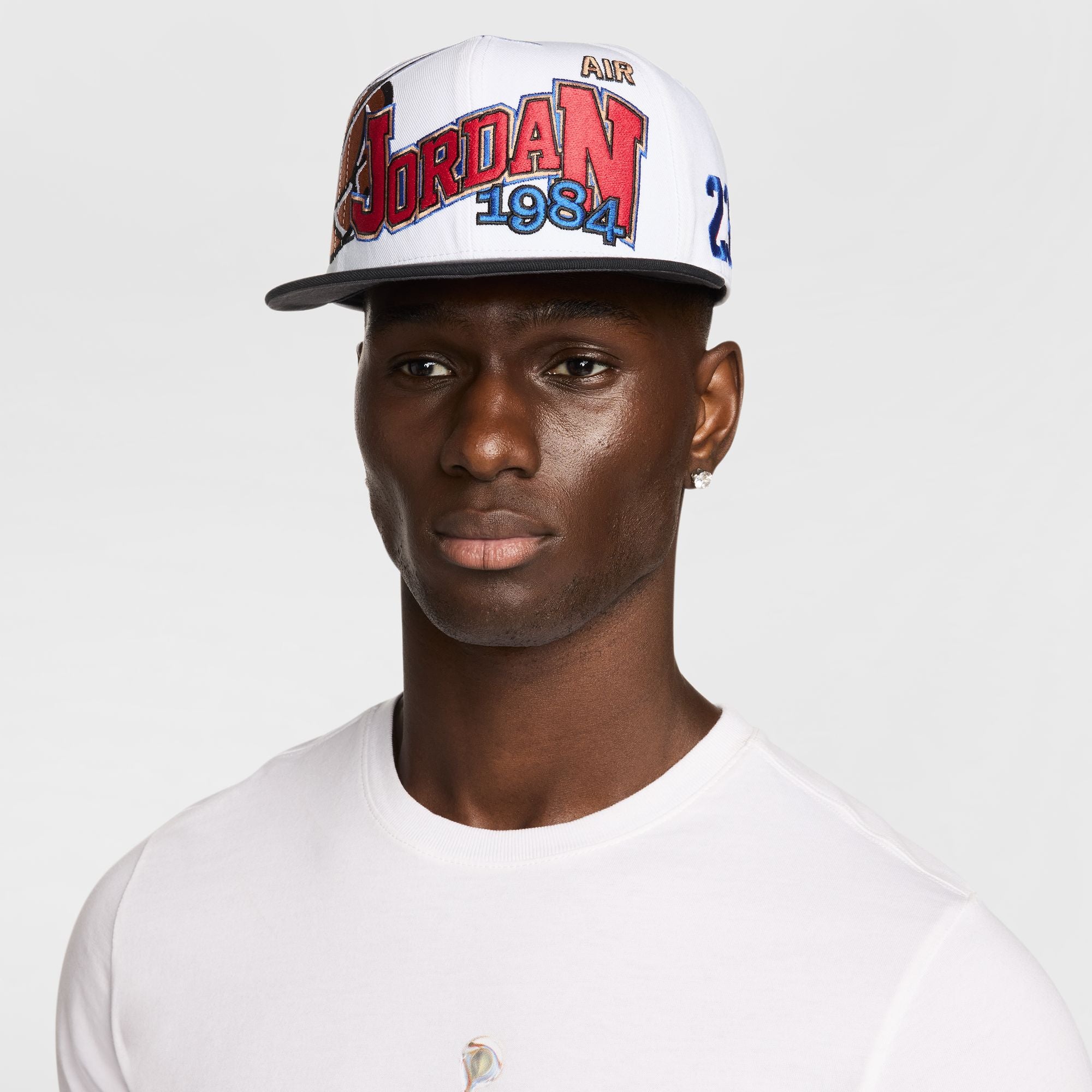UNISEX JORDAN PRO CAP S FB SSNL (WHITE/ANTHRACITE/BLACK)