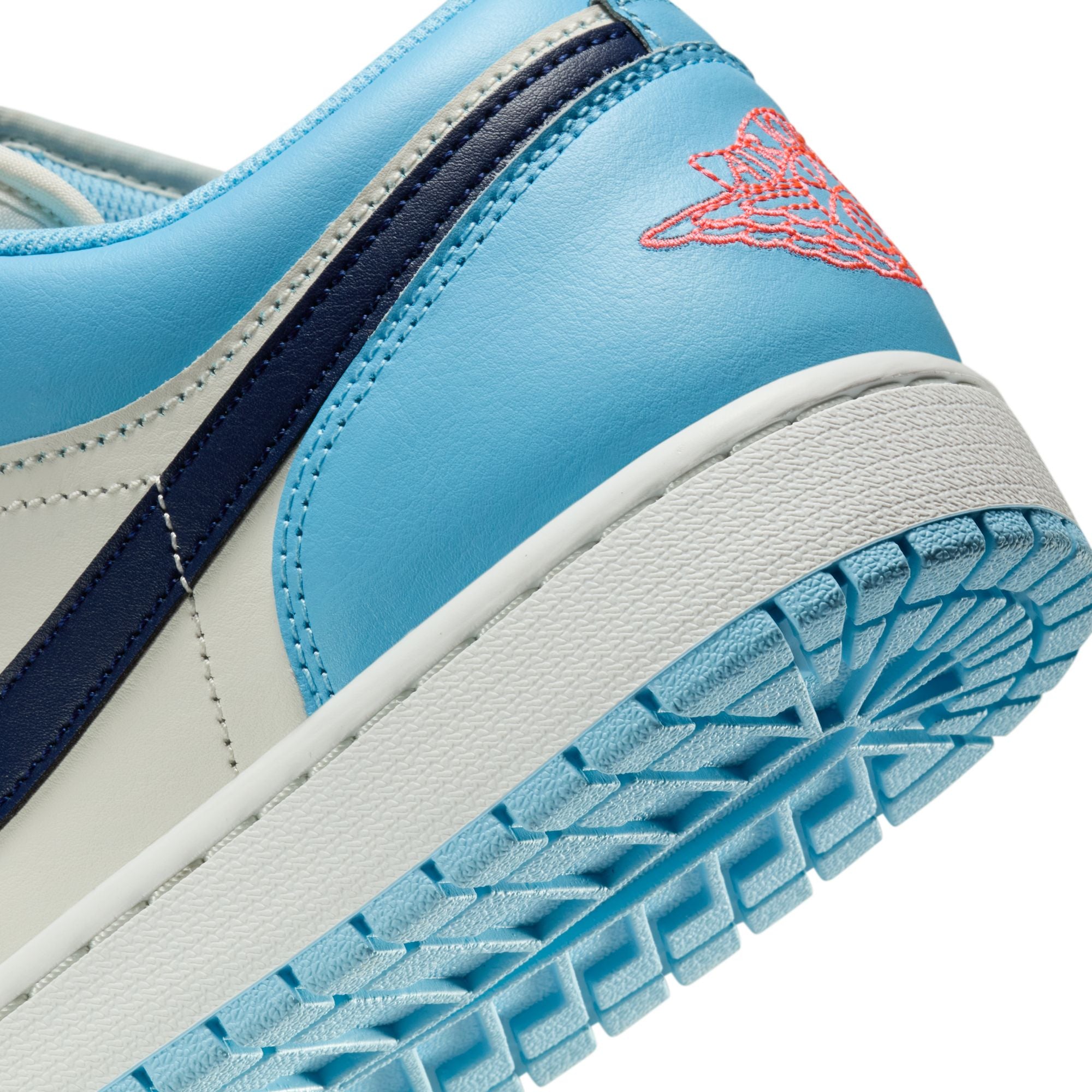 MENS AIR JORDAN 1 LOW (SAIL/BLUE VOID/BLUE CHILL/HOT LAVA)