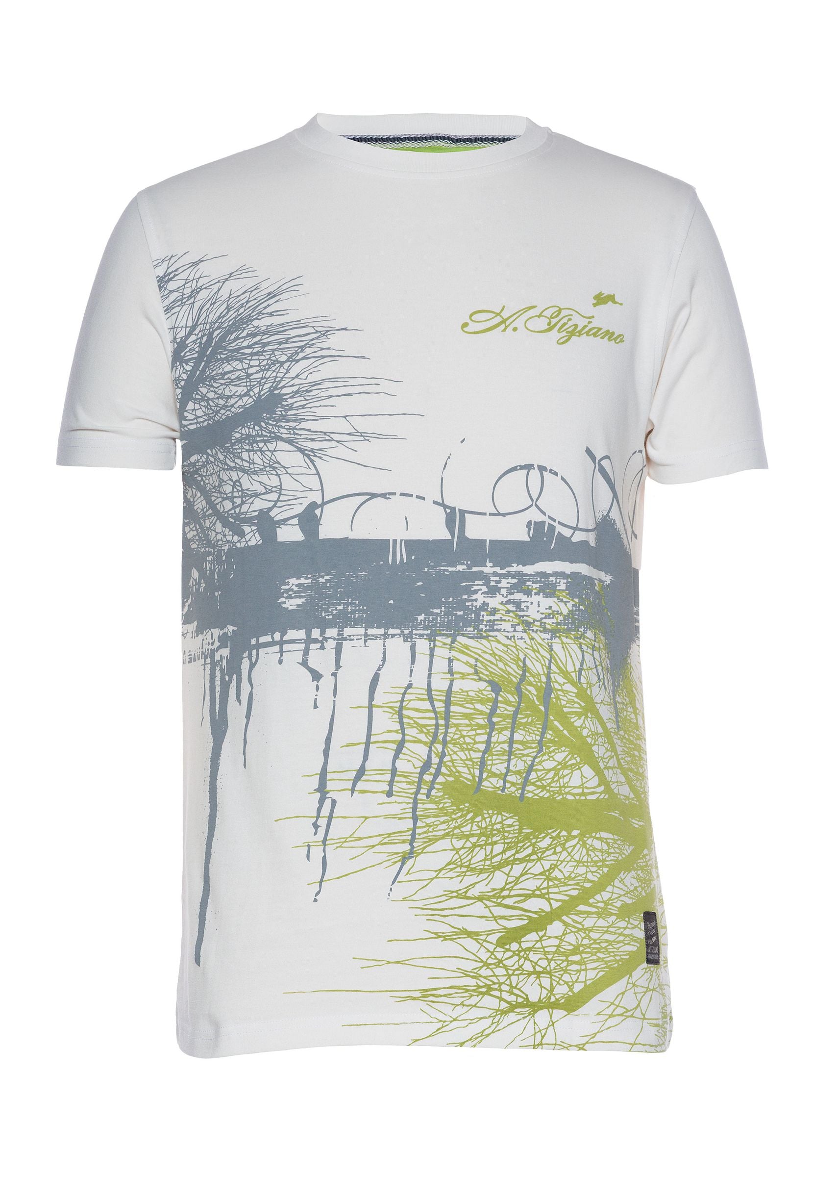 JAMESON | MENS GRAPHIC CREW NECK (WHITE)
