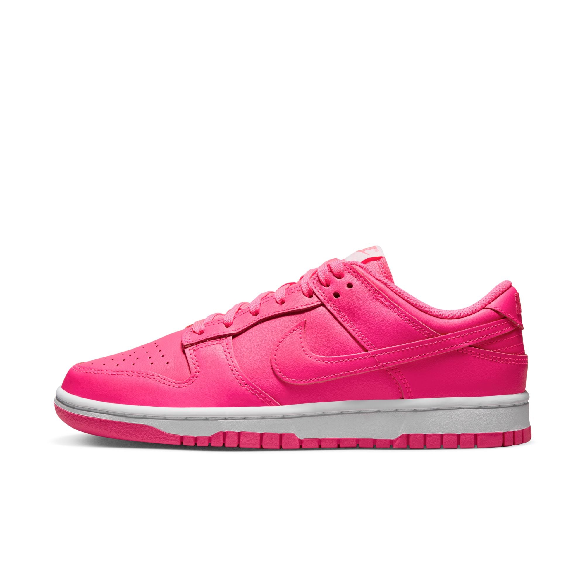 WOMENS NIKE DUNK LOW (HYPER PINK/WHITE)