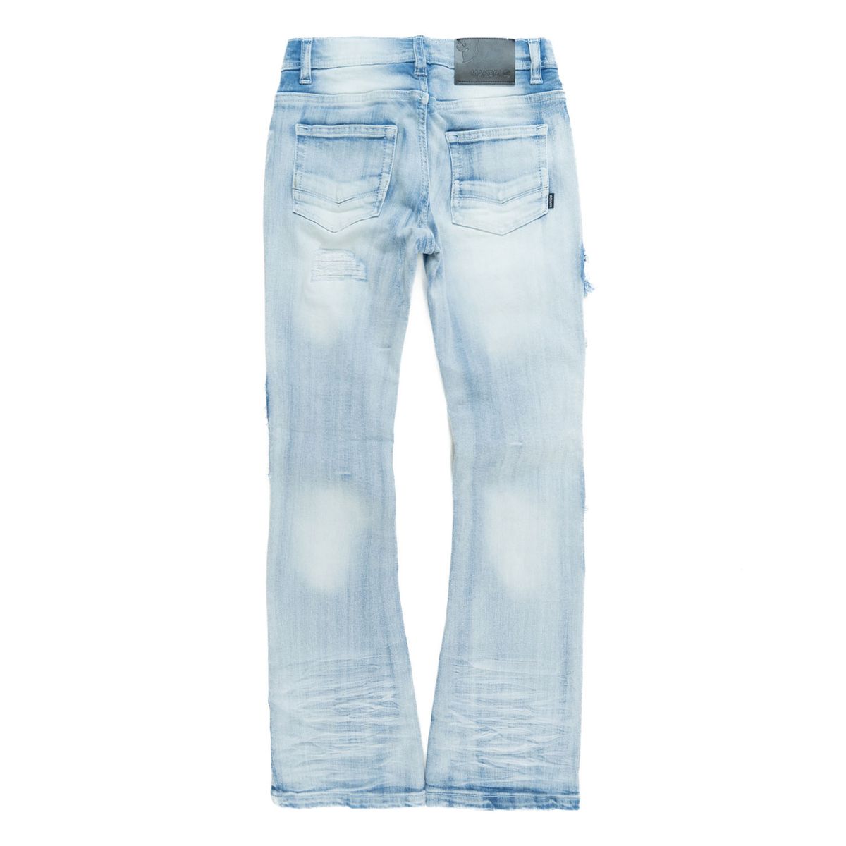 KIDS MAKOBI CESARE STACKED JEAN (LIGHT WASH)