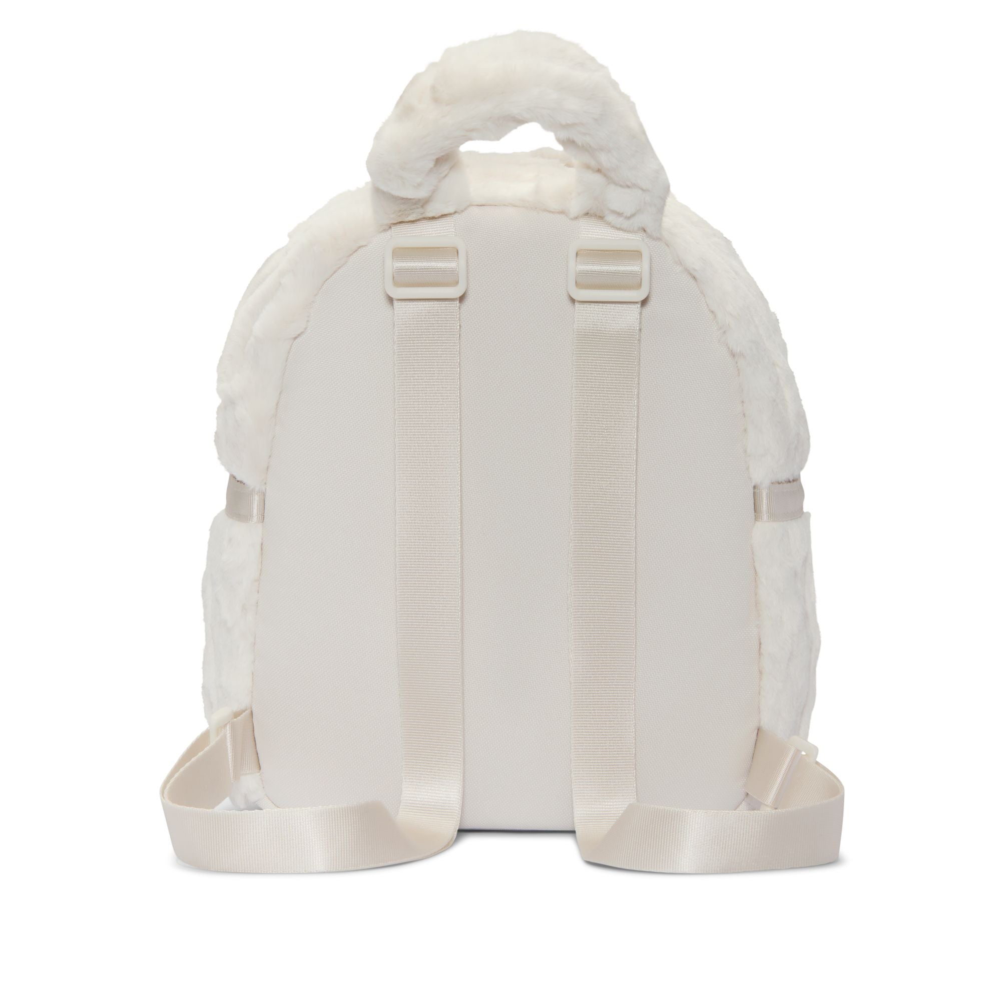 NIKE SPORTSWEAR FAUX FUR MINI BACKPACK (PHANTOM/SANDDRIFT)