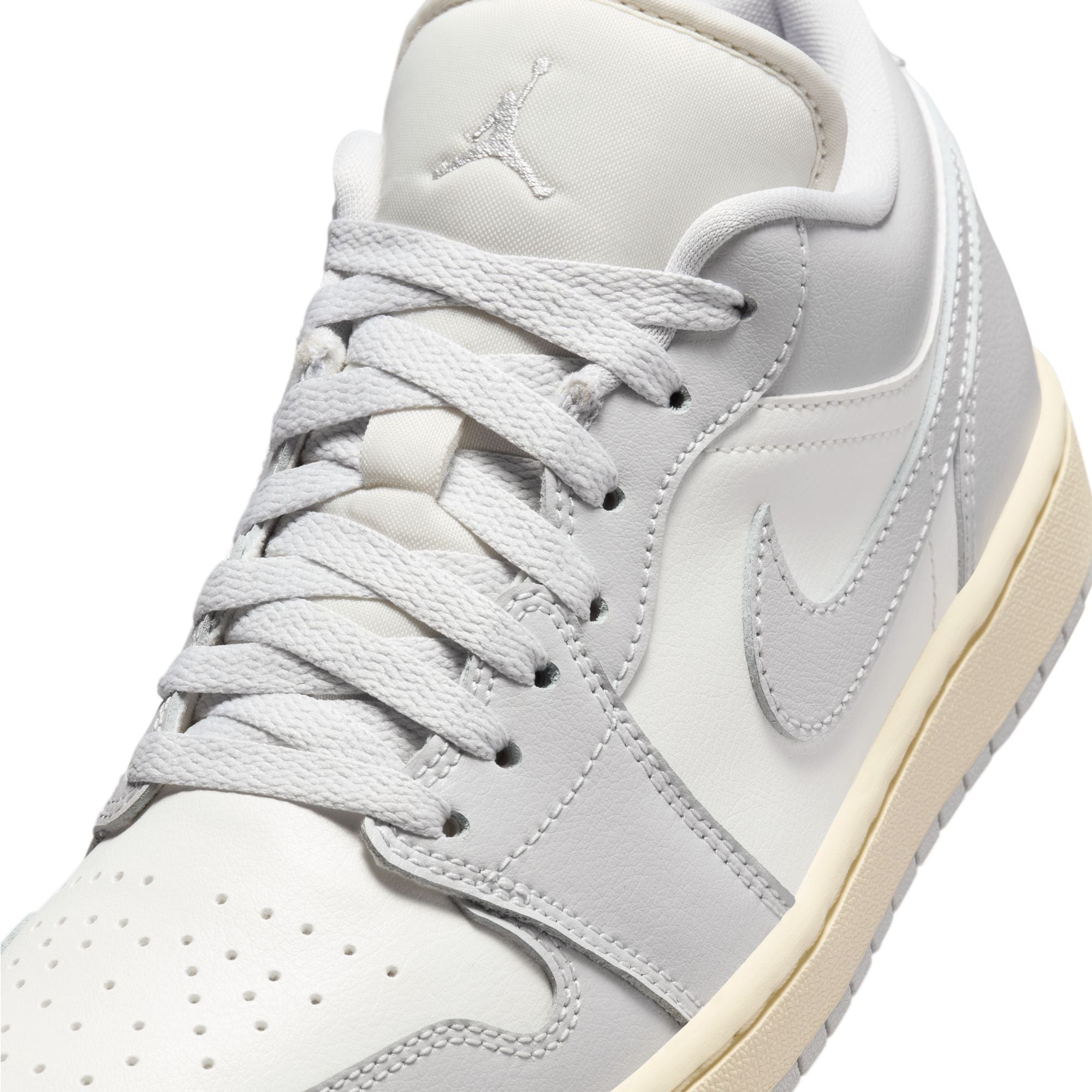 WOMENS AIR JORDAN 1 LOW (SAIL/NEUTRAL GREY)