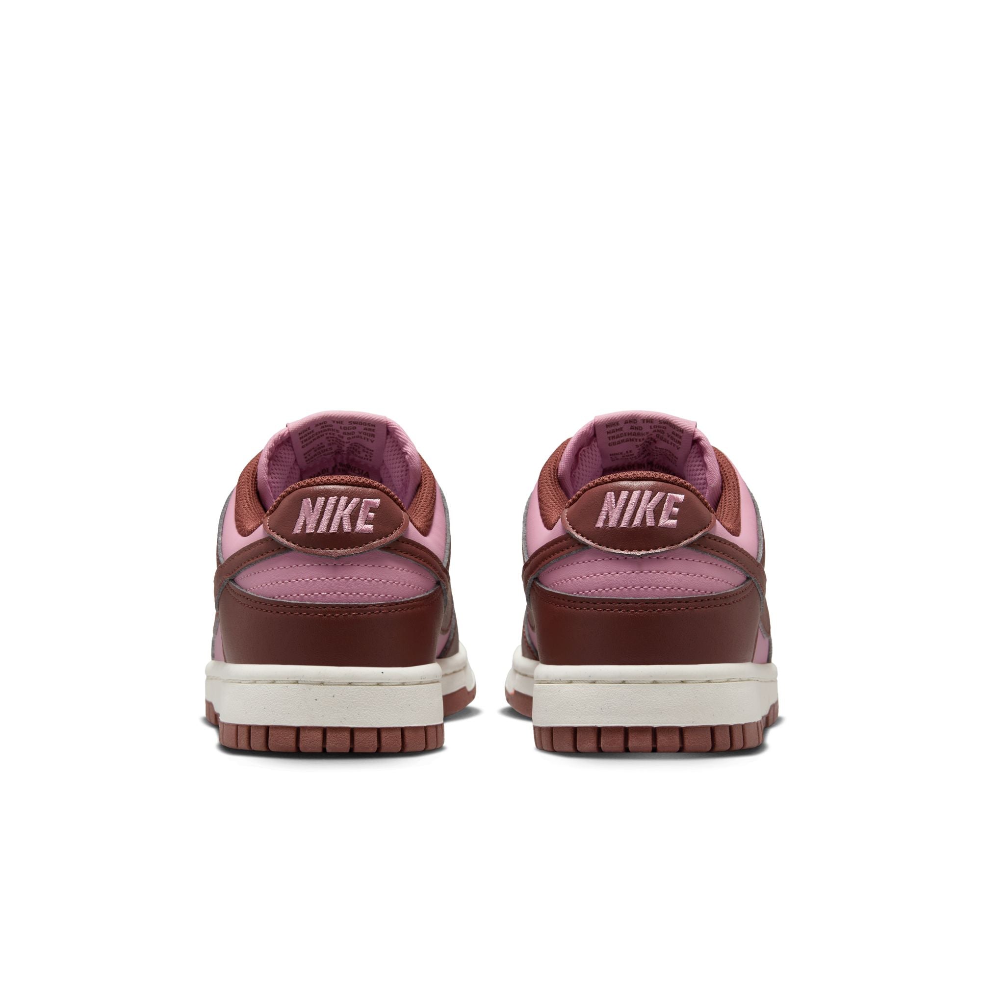 WOMENS NIKE DUNK LOW NEXT NATURE (WHITE/ELEMENTAL PINK/DARK PONY/SAIL)