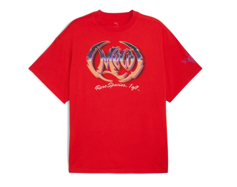 MENS PUMA LAMELO SUPERNOVA OVERSIZED SHIRT (RED)