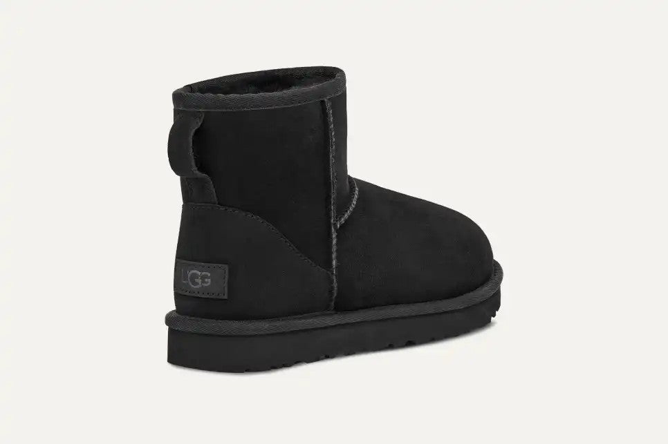 WOMENS UGG CLASSIC MINI II BOOT (BLACK)