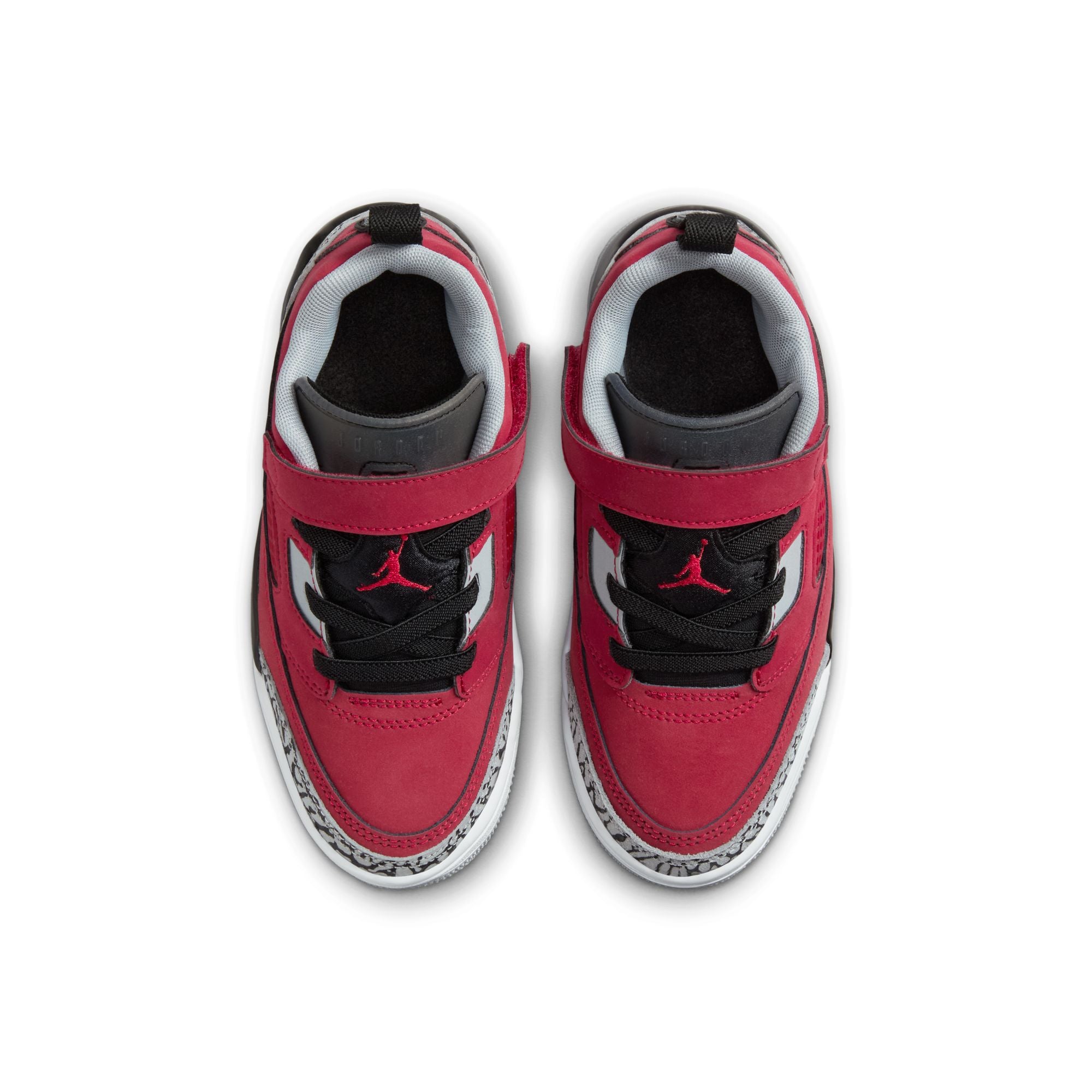 KIDS JORDAN SPIZIKE LOW PS (GYM RED/BLACK/WOLF GREY)