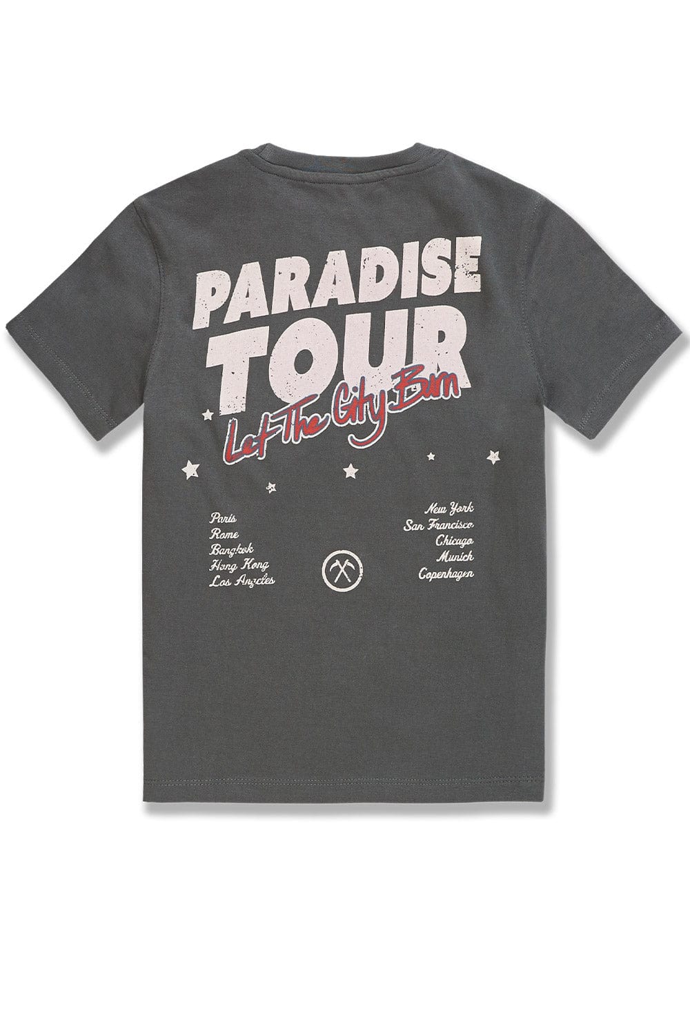 KIDS JORDAN CRAIG PARADISE TOUR T-SHIRT (CHARCOAL)
