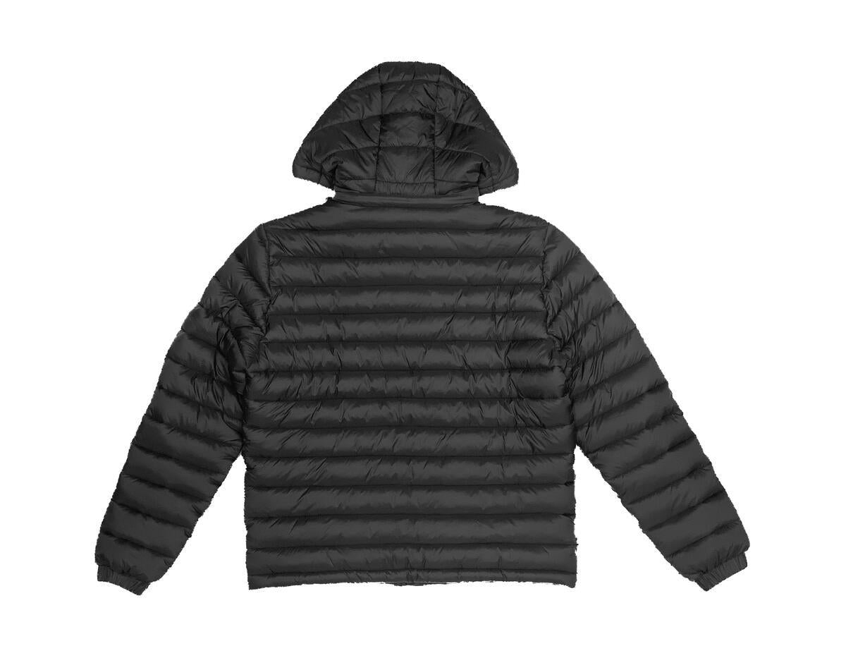 MENS M. SOCIETY DETACHABLE HOODED BUBBLE JACKET (BLACK)