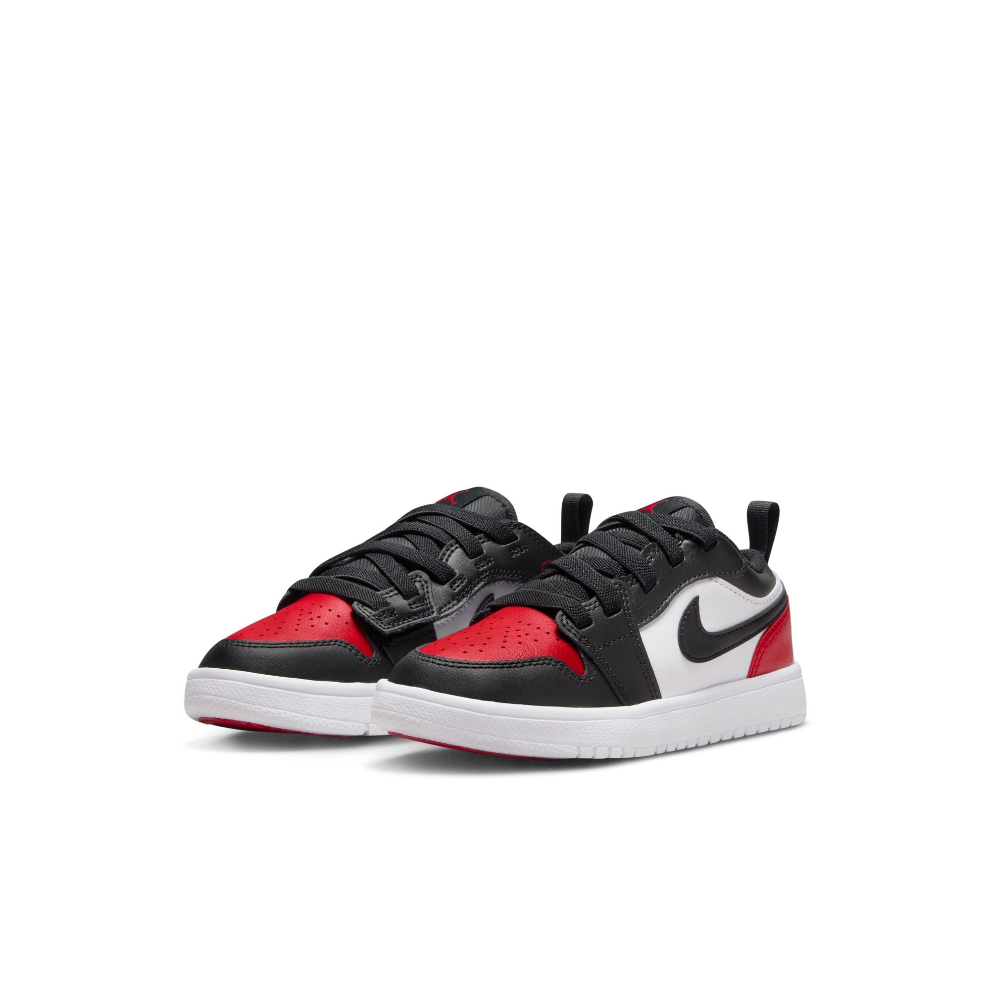 KIDS JORDAN 1 LOW ALT PS (WHITE/BLACK-VARSITY RED)