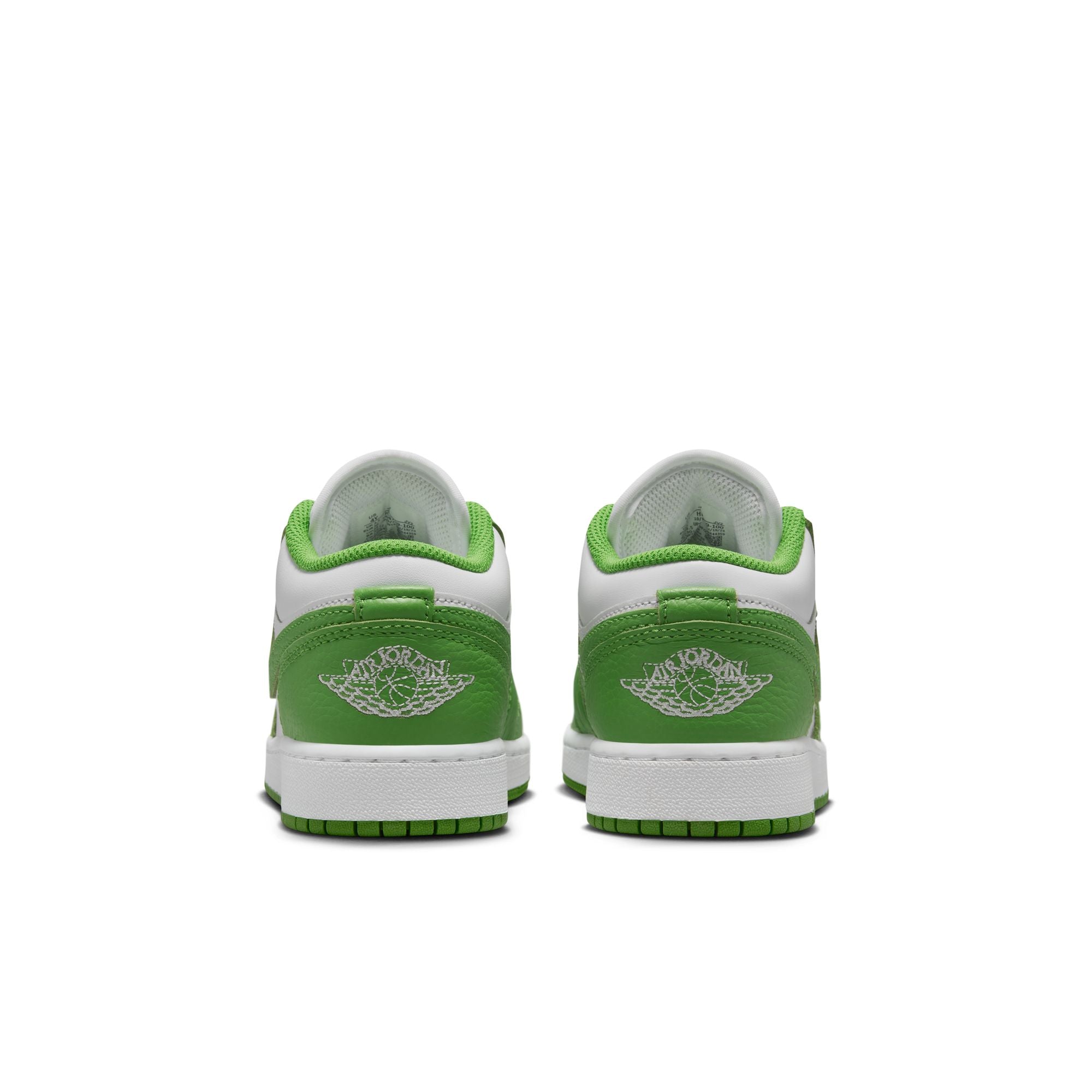 KIDS AIR JORDAN 1 LOW SE BG (WHITE/CHLOROPHYLL)