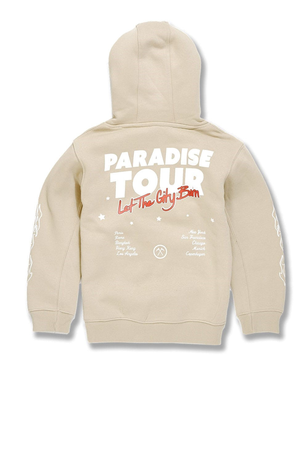 KIDS JORDAN CRAIG PARADISE TOUR PULLOVER HOODIE (SAND)