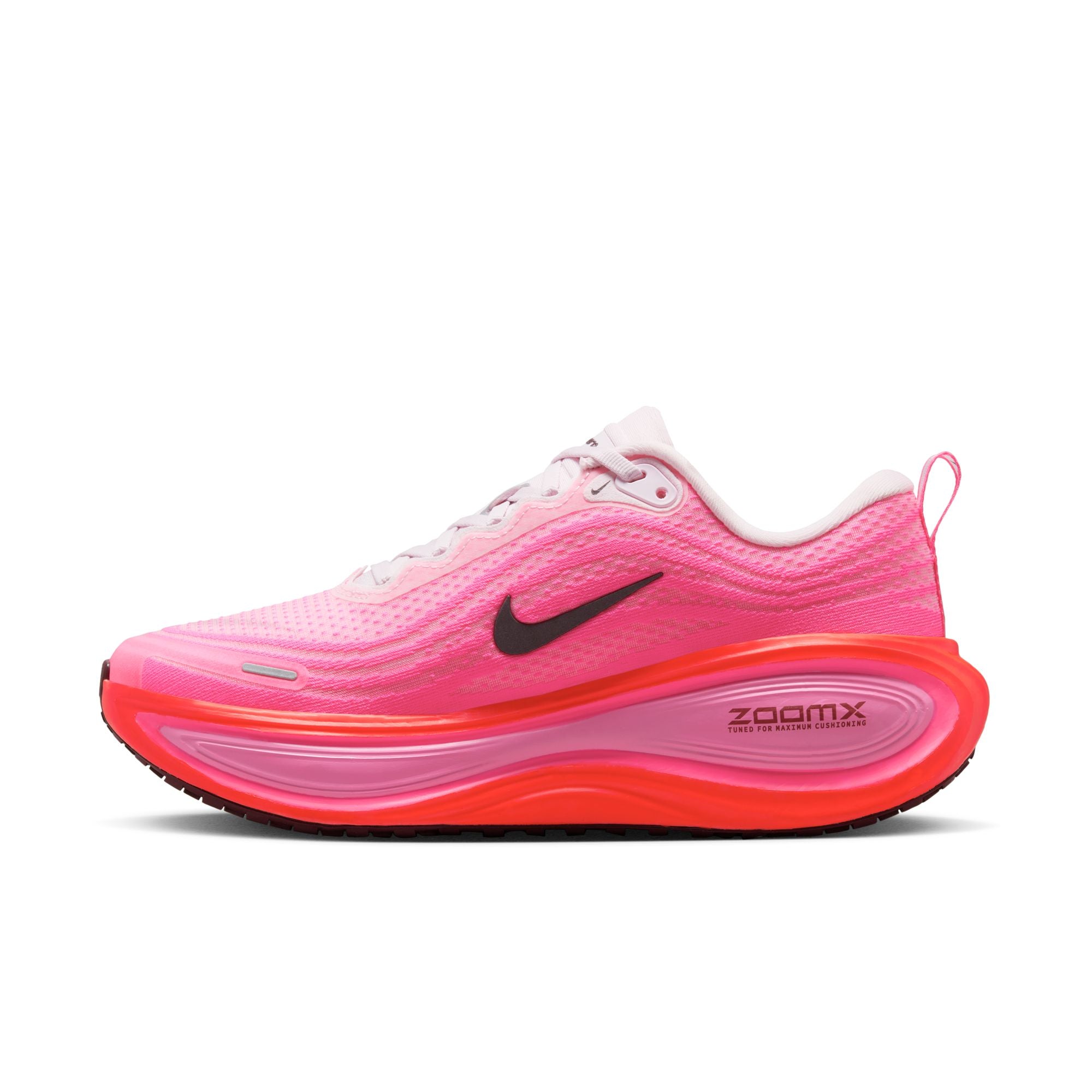 WOMENS NIKE VOMERO PLUS (HYPER PINK/BURGUNDY CRUSH/BRIGHT CRIMSON)