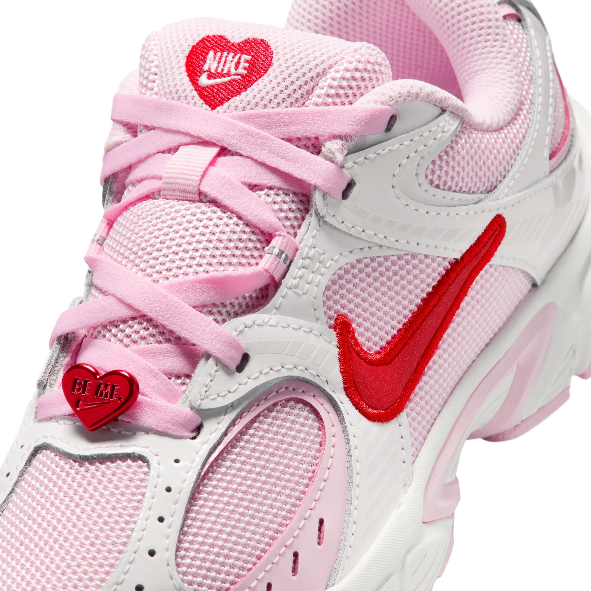 KIDS NIKE V5 RNR GS (SUMMIT WHITE/LT CRIMSON/PINK FOAM)