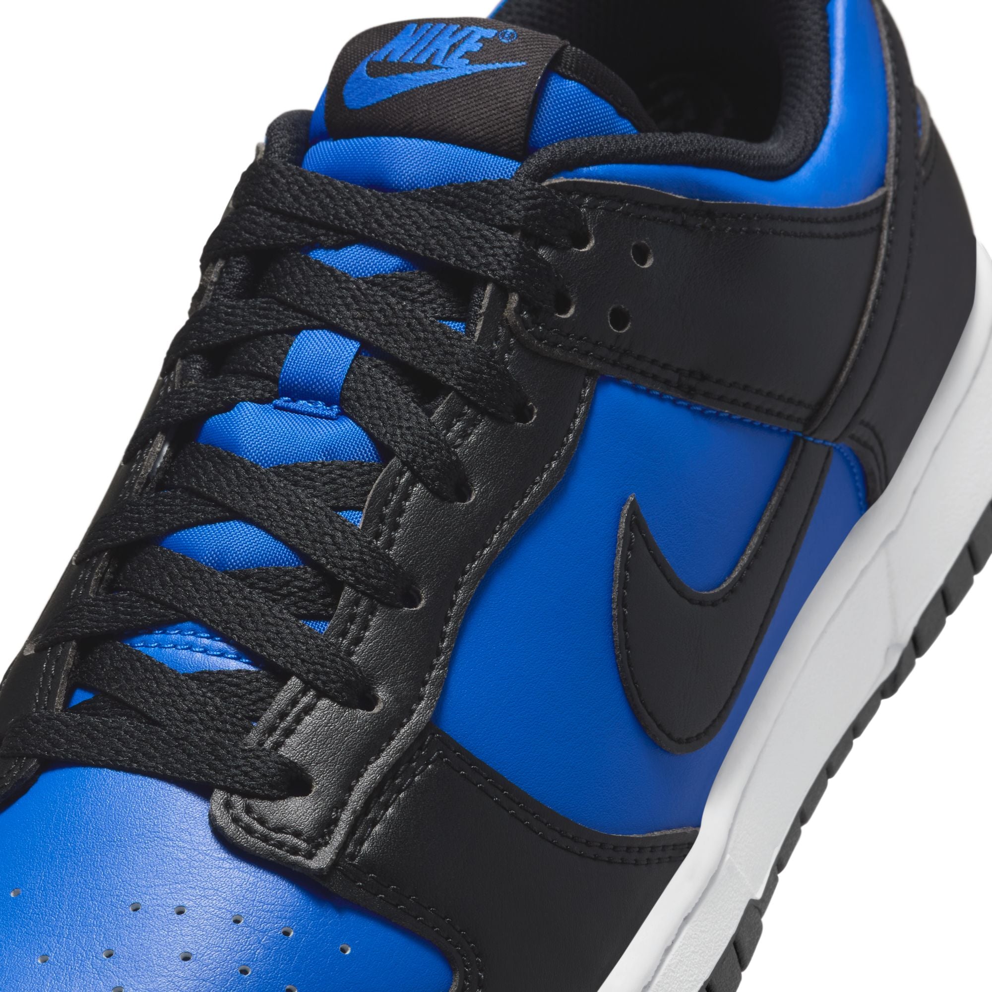 MENS NIKE DUNK LOW RETRO (HYPER ROYAL/BLACK/WHITE)