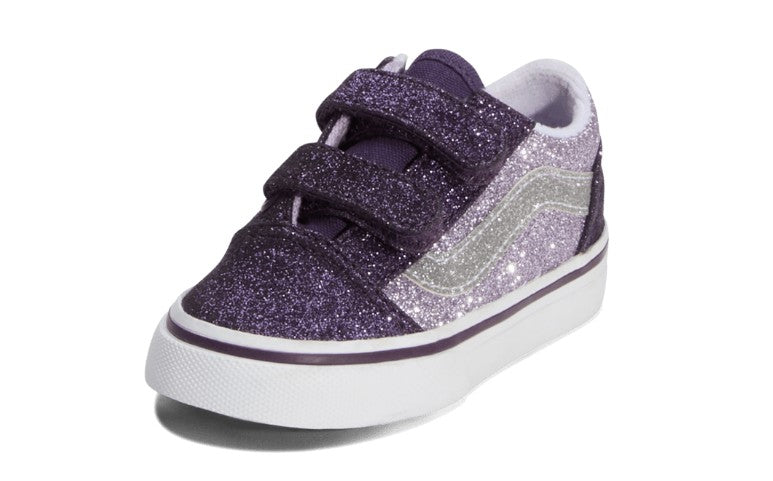 KIDS VANS OLD SKOOL V TD (GLITTER PURPLE)