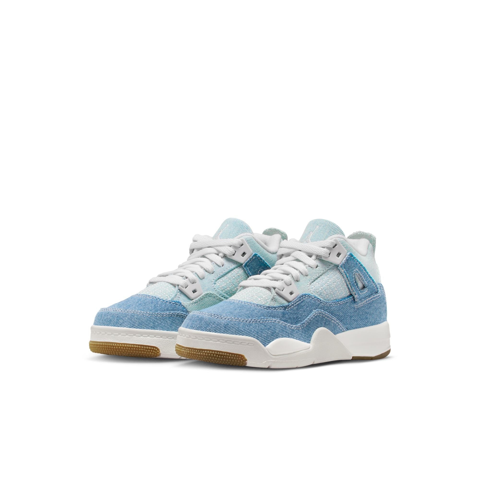KIDS JORDAN 4 RETRO DENIM PS (WORN BLUE)