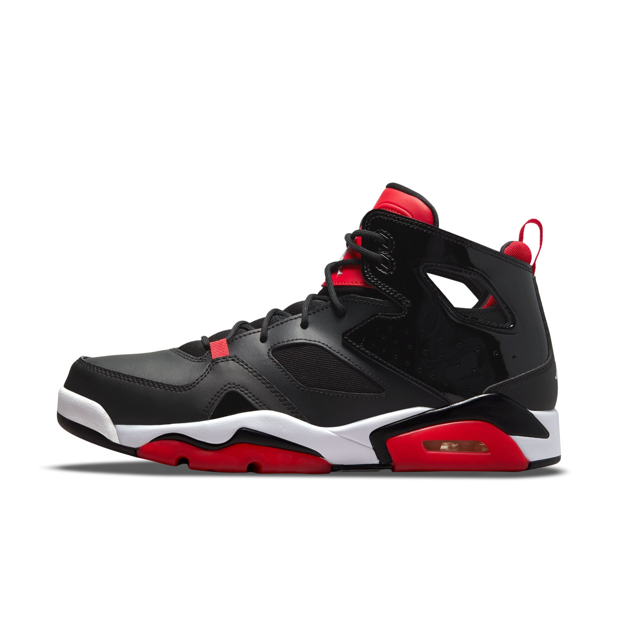 MENS JORDAN FLIGHT CLUB '91 (BLACK/WHITE/UNIVERSITY RED)