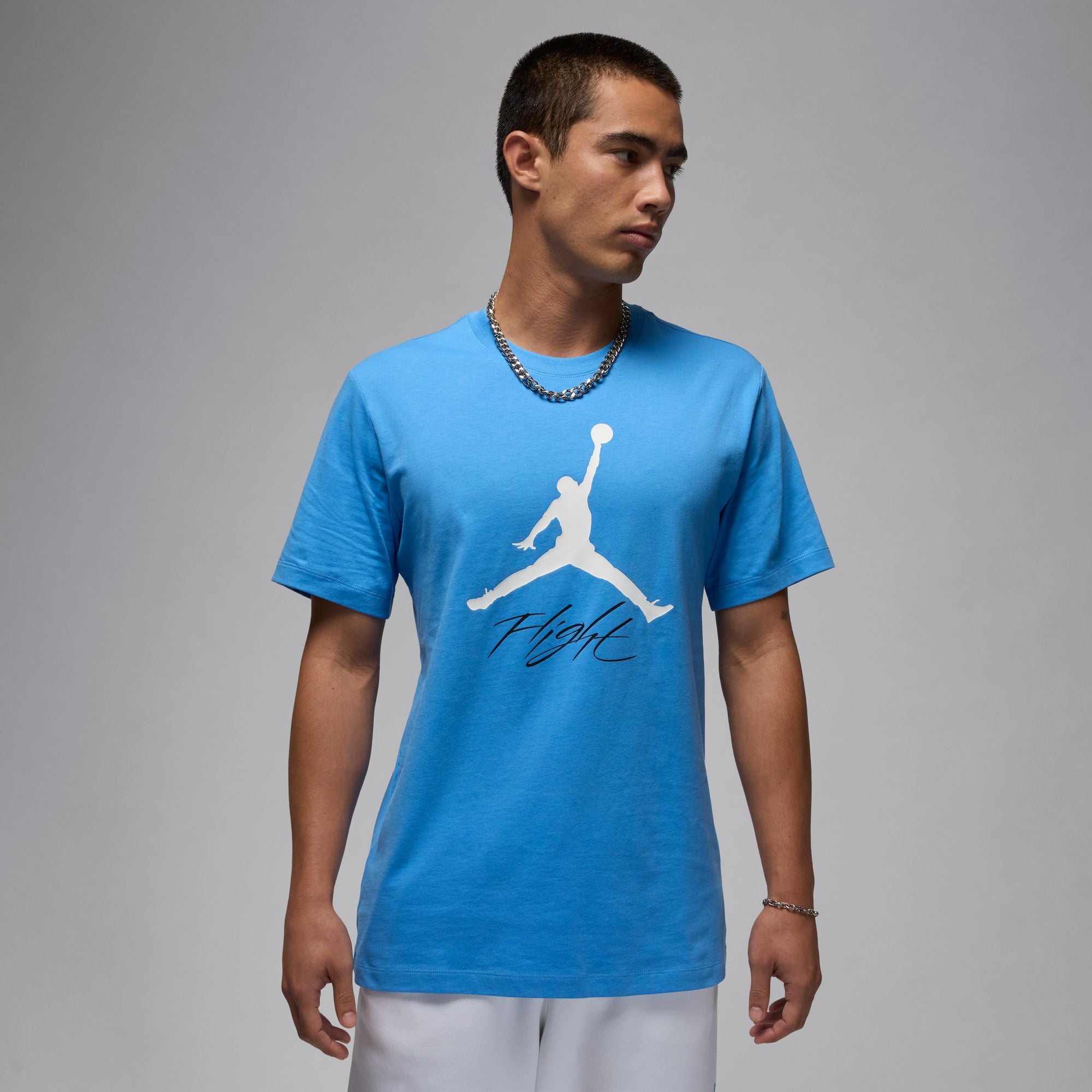 JUMPMAN FLIGHT HBR TEE (LEGEND BLUE/WHITE)