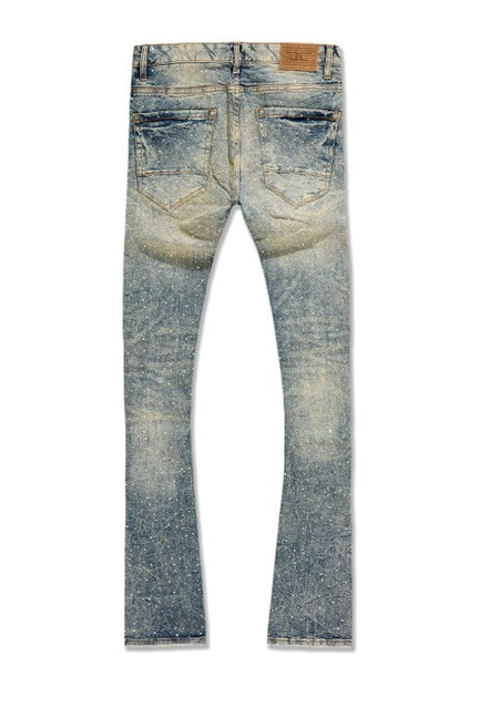 MENS JORDAN CRAIG MARTIN FIT LOCAL DEALER STACKED DENIM (DESERT)