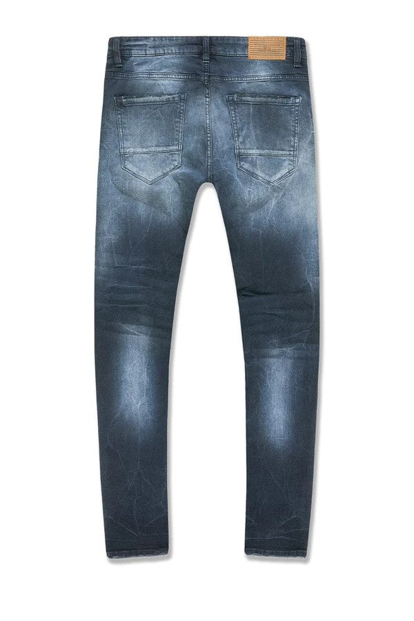 MENS JORDAN CRAIG SEAN FIT JET STREAM DENIM (MIDNIGHT BLUE)